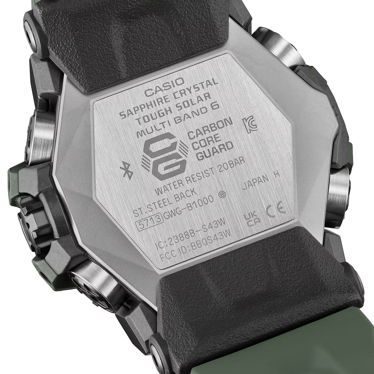 Casio G-Shock GWG-B1000-3A Herrenuhr Schwarz Grün