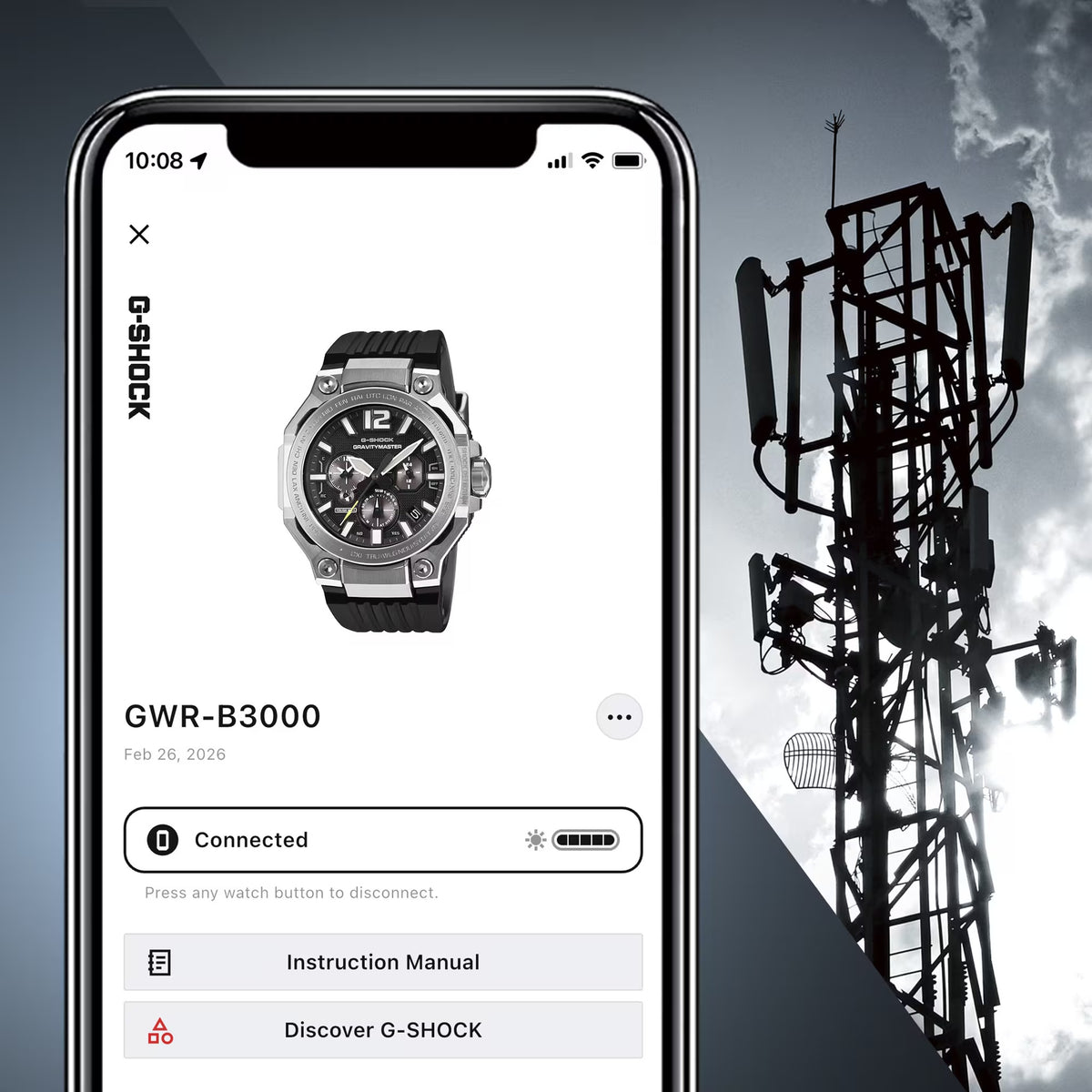 Casio G-Shock Gravitymaster GWR-B3000-1A Solar Funkuhr