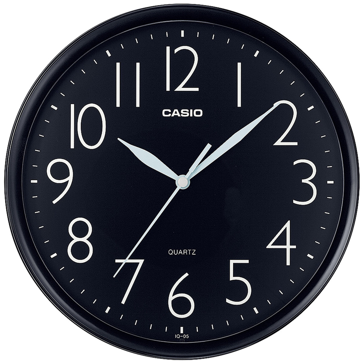 Casio IQ-05-1 Round Wall Clock Black