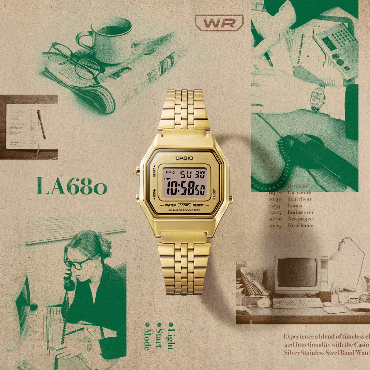 Montre Casio Vintage LA680WEGA-9 Digitale