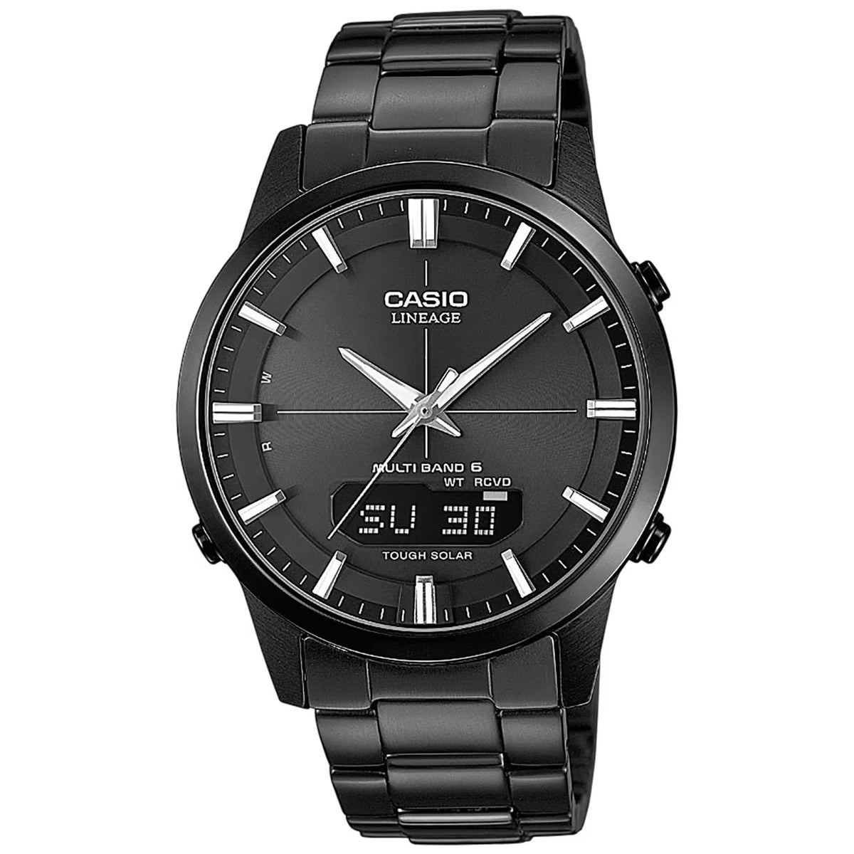 Montre Casio Lineage LCW-M170DB-1A Solaire Radio-piloté Verre Saphir Homme