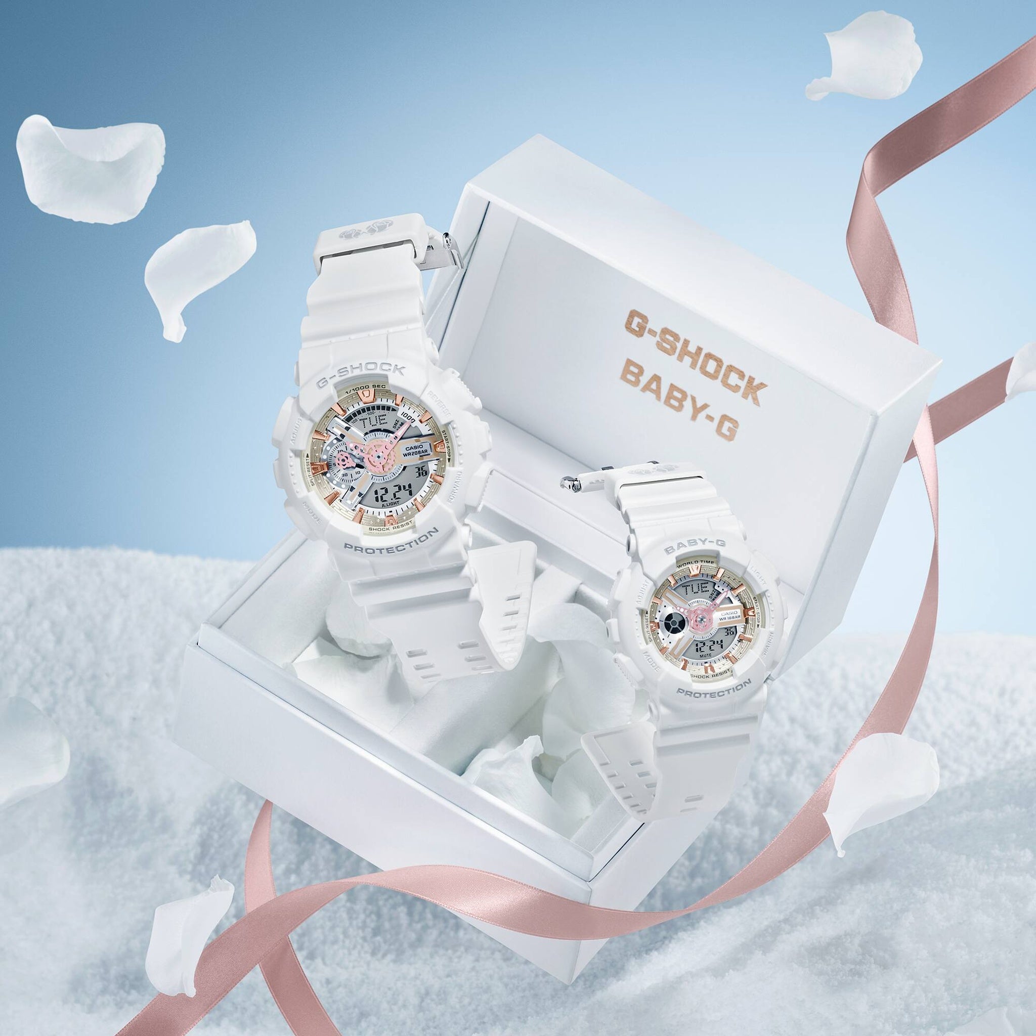 Casio G-Shock / Baby-G LOV-24A-7A Unisex Weiß