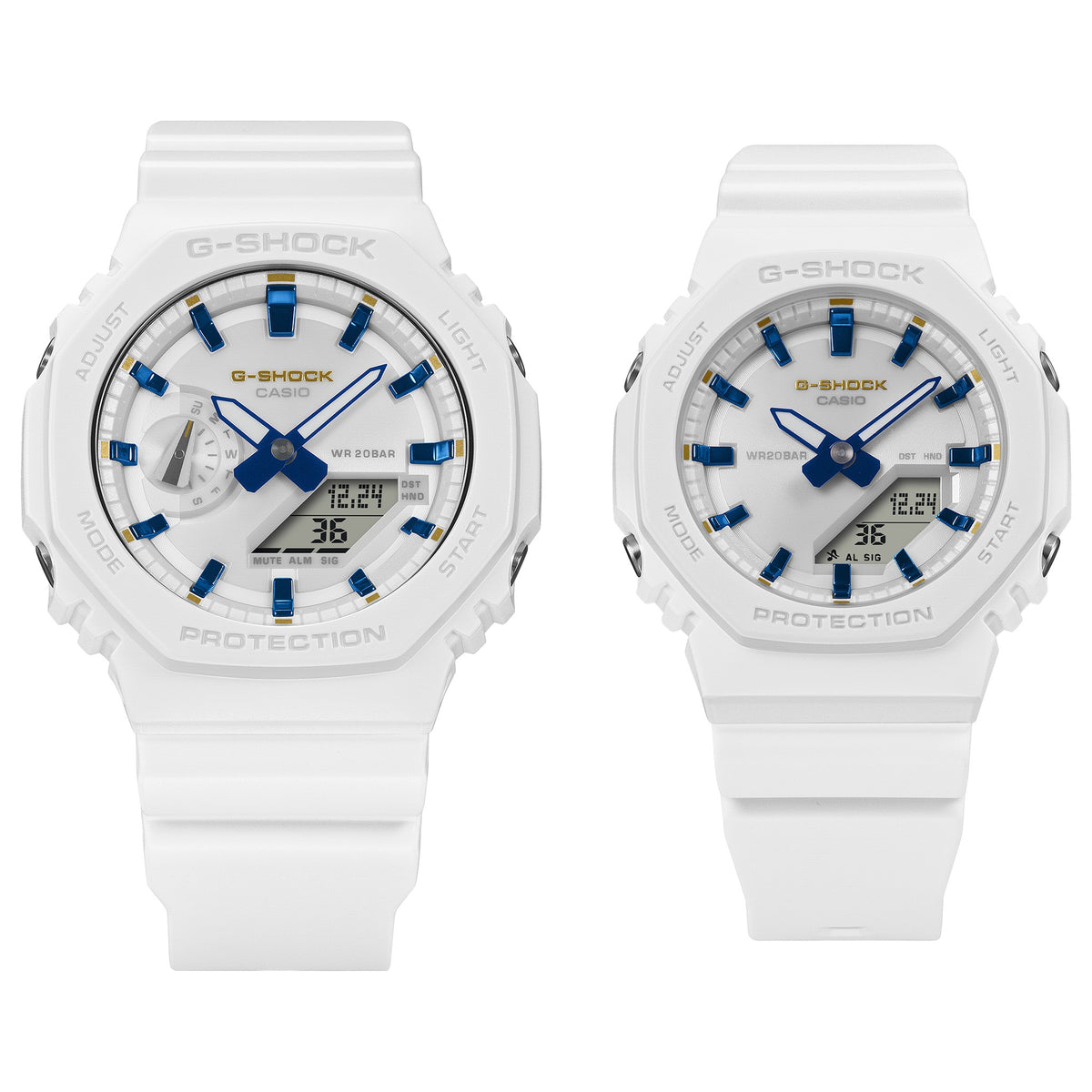 Casio G-Shock / Baby-G LOV-25A-7A Unisex White Blue Watches
