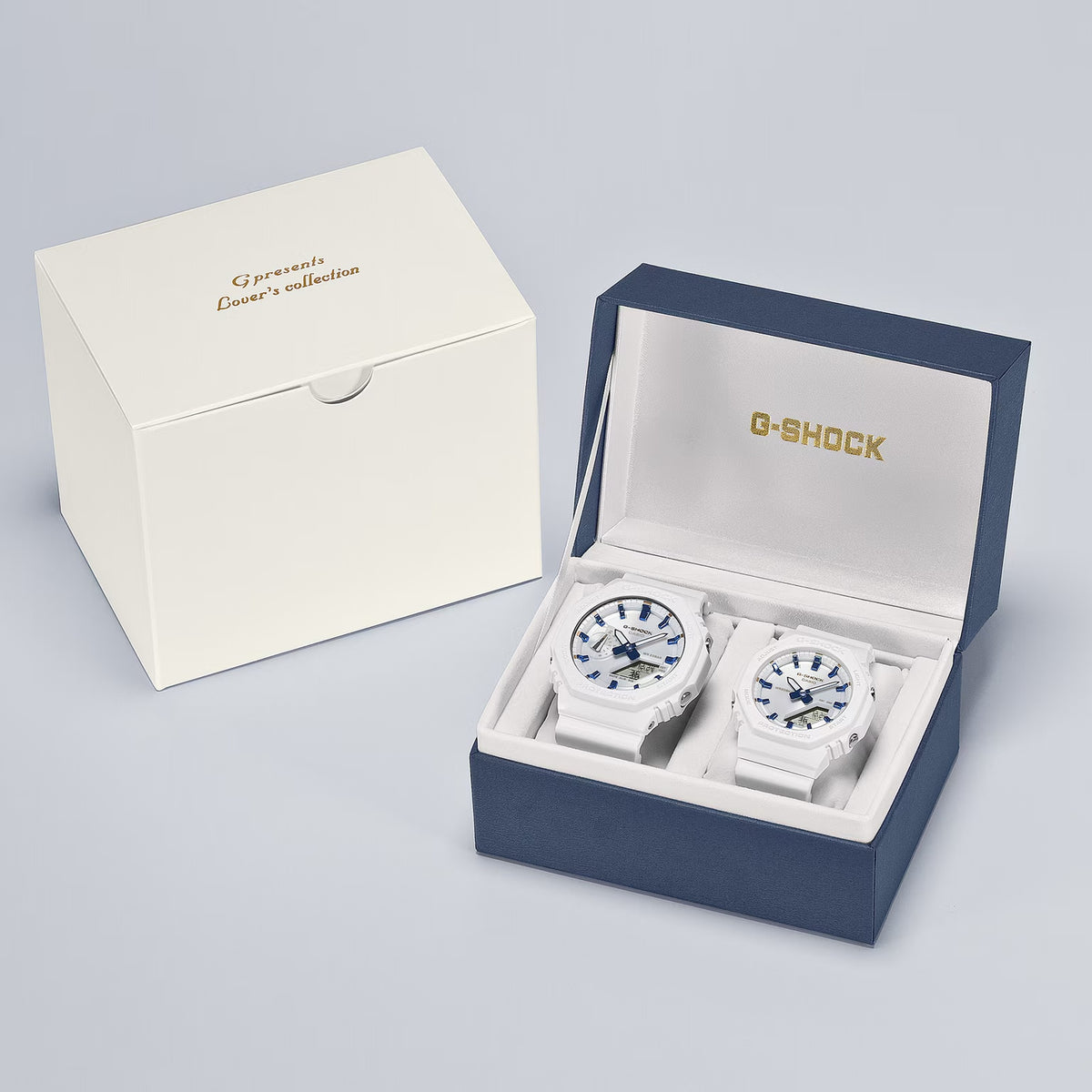 Casio G-Shock / Baby-G LOV-25A-7A Unisex White Blue Watches