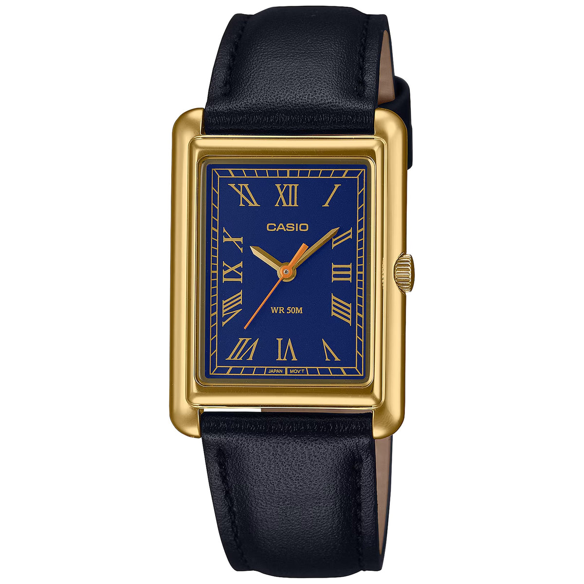 Casio LTP-B165GL-2BV Women's Rectangular Blue Gold Watch