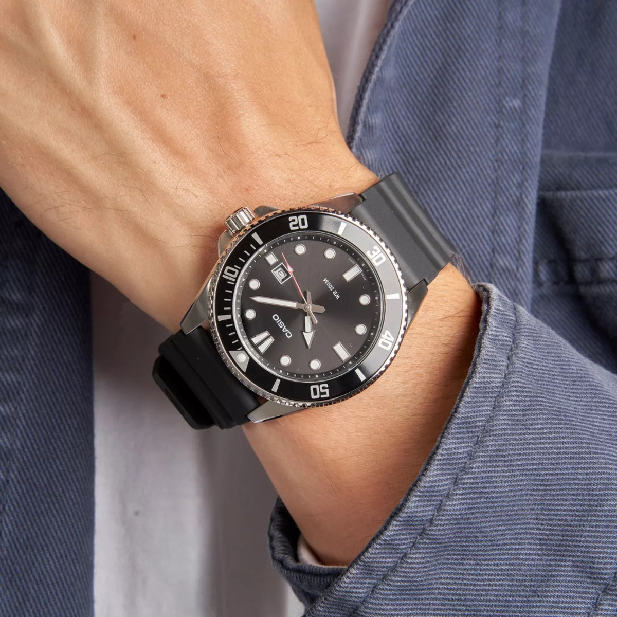 Casio MDV-107-1A1V Men's Black Watch