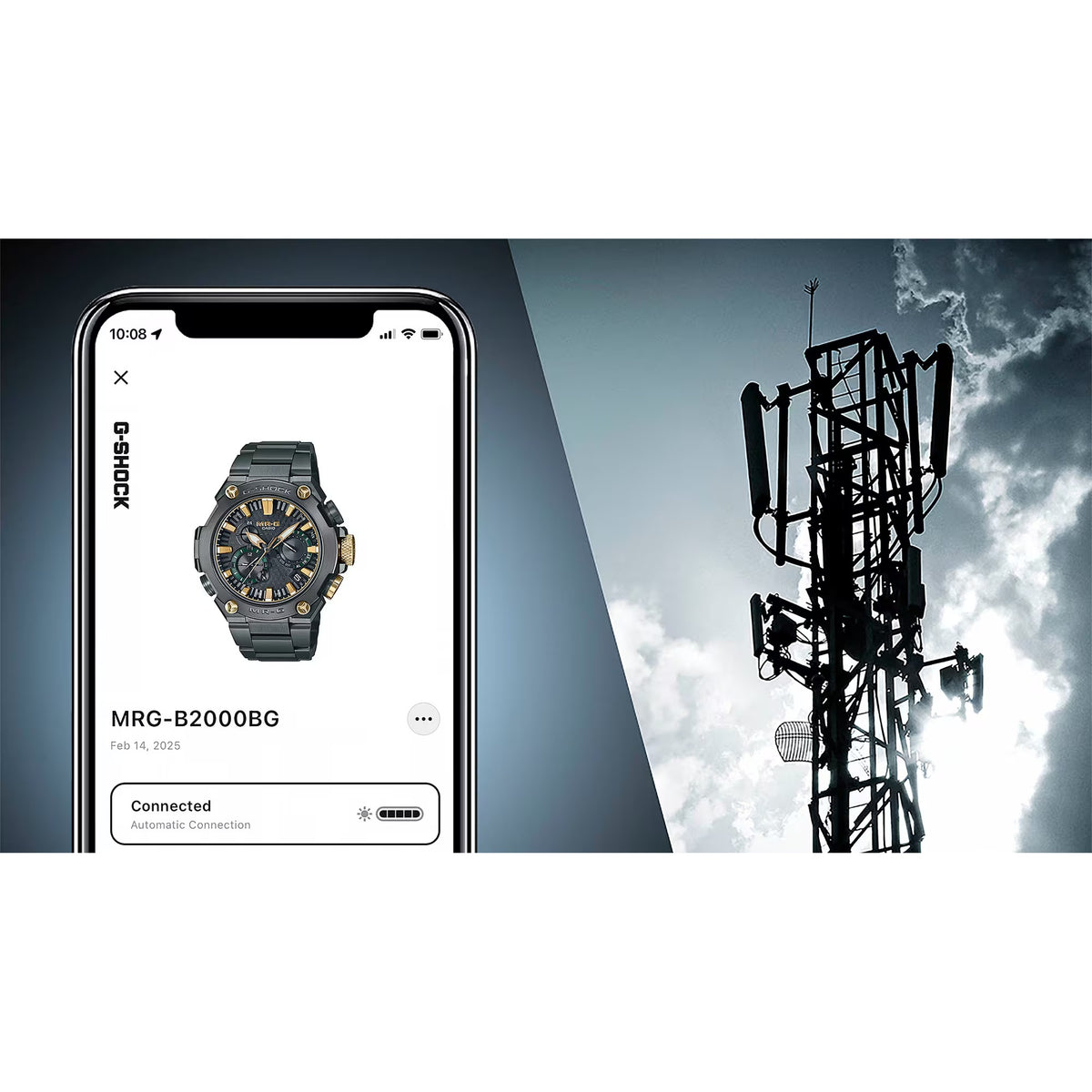 Montre Casio G-Shock MRG-B2000BG-3A Solaire Radio-piloté Titane