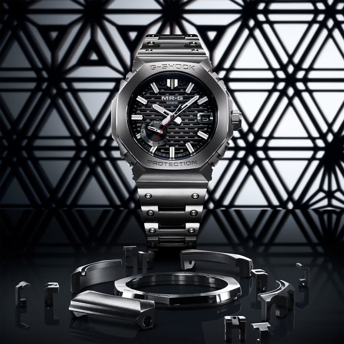 Casio G-Shock MRG-B2100D-1A Uhr Solar Funkgesteuert Titan