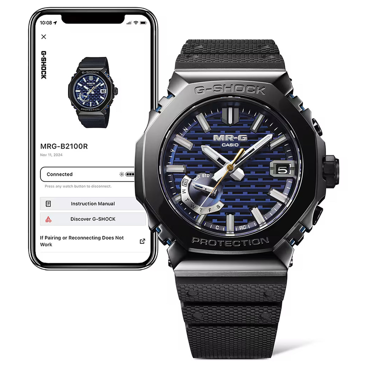 Casio G-Shock MRG-B2100R-2A Solar Radio-Controlled Titanium Watch