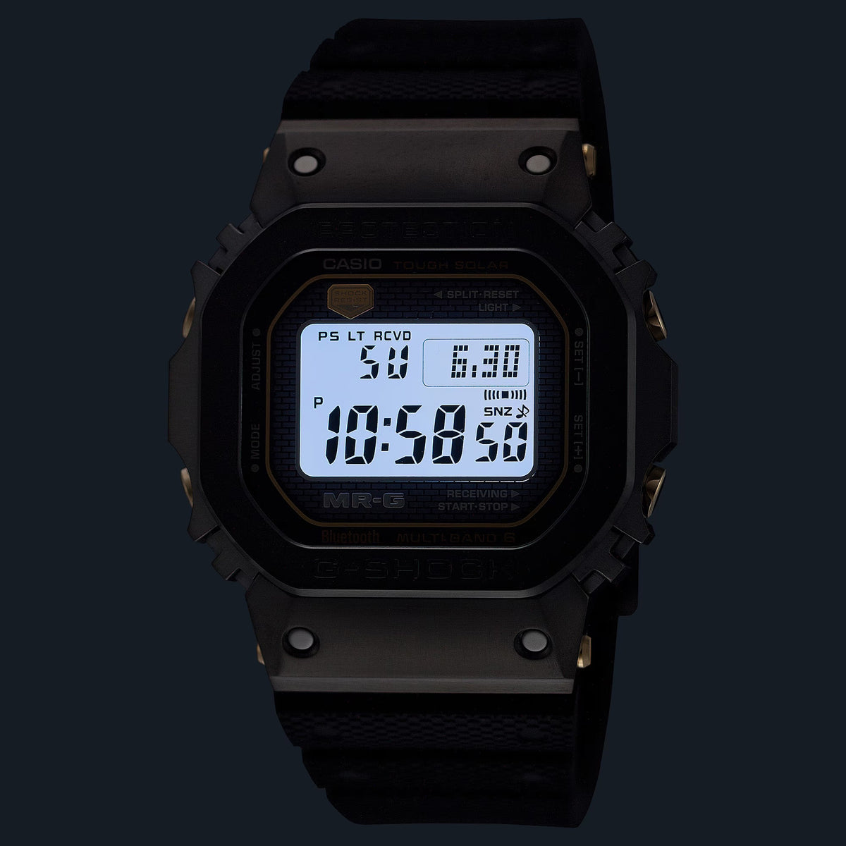 Casio G-Shock MRG-B5000R-1 Uhr Solar Funkgesteuert Titan