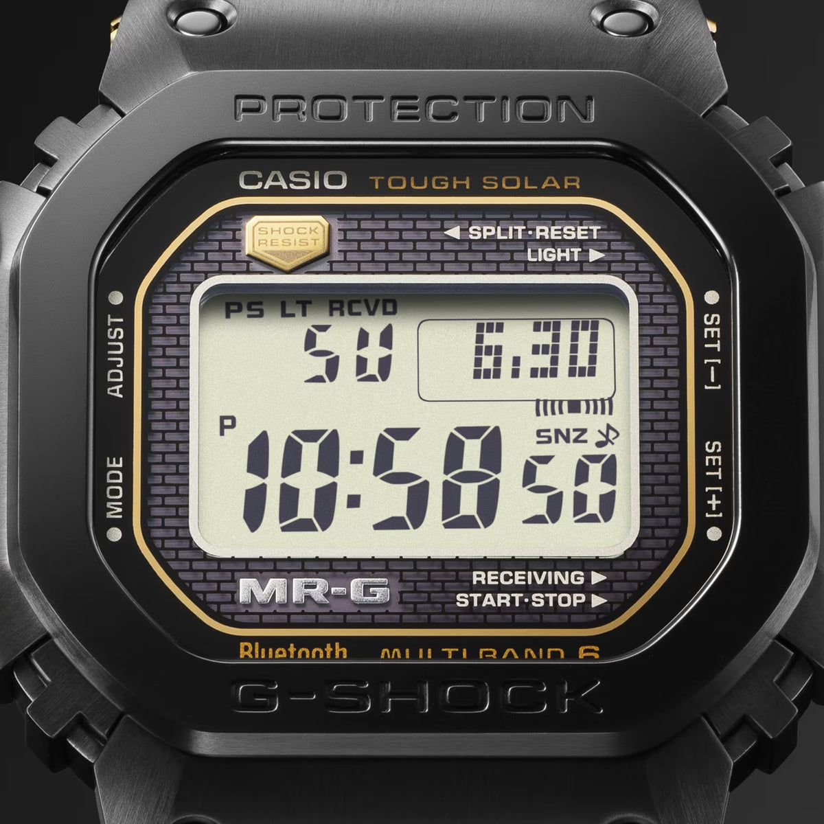 Casio G-Shock MRG-B5000R-1 Uhr Solar Funkgesteuert Titan