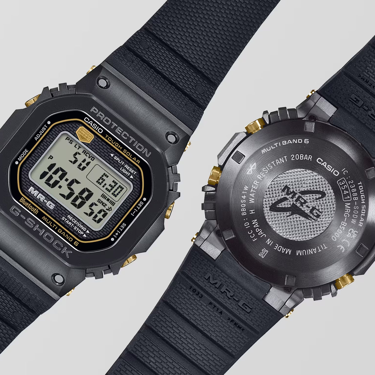 Casio G-Shock MRG-B5000R-1 Uhr Solar Funkgesteuert Titan