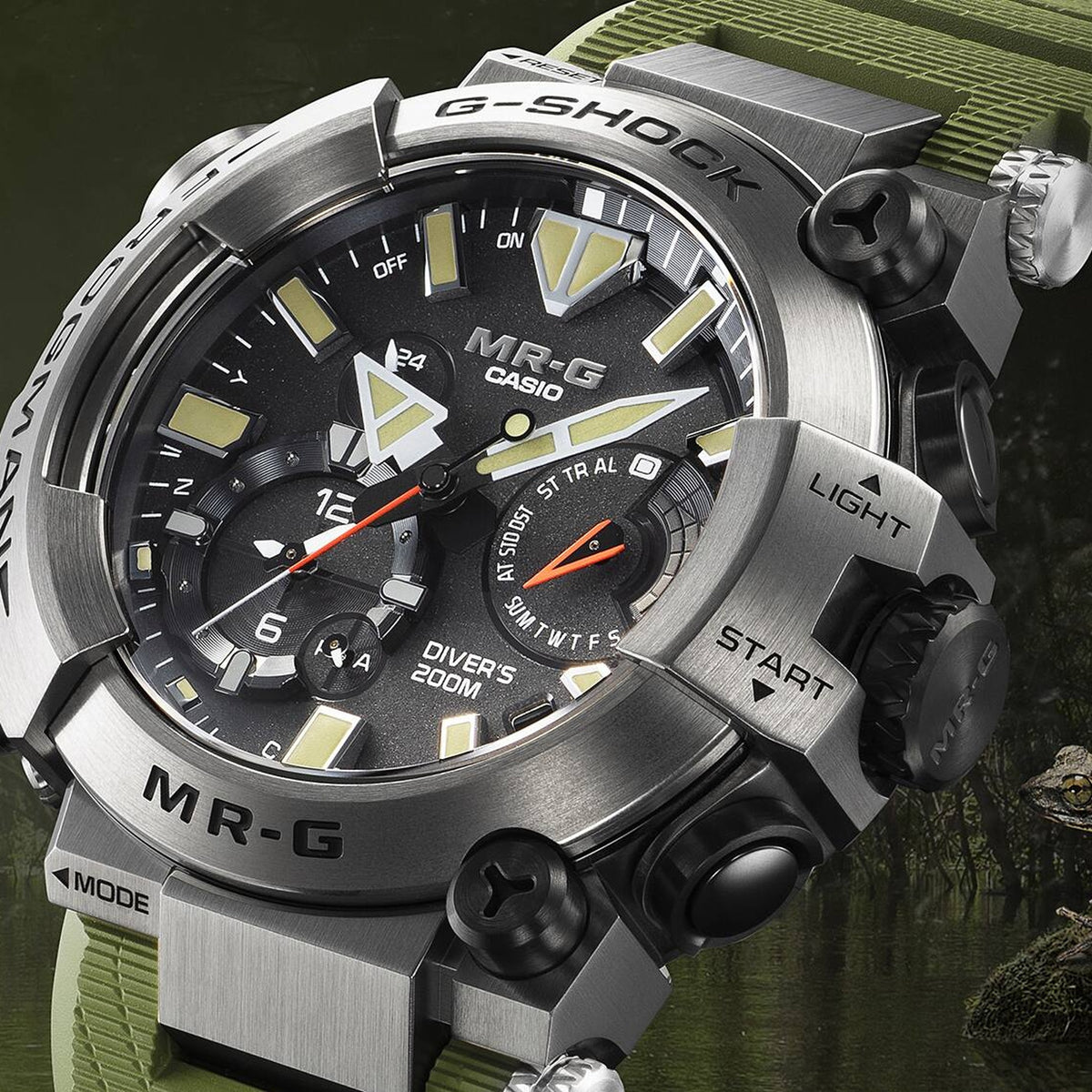 Casio G-Shock MRG-BF1000RG-3A Frogman Funkgesteuerte Uhr