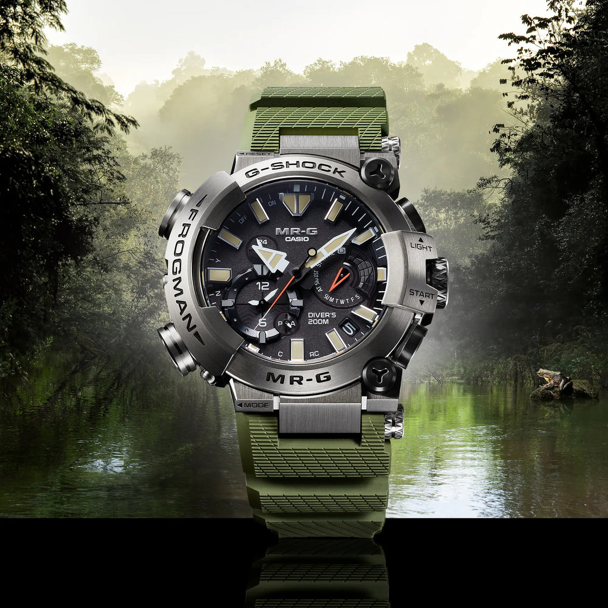 Casio G-Shock MRG-BF1000RG-3A Frogman Funkgesteuerte Uhr