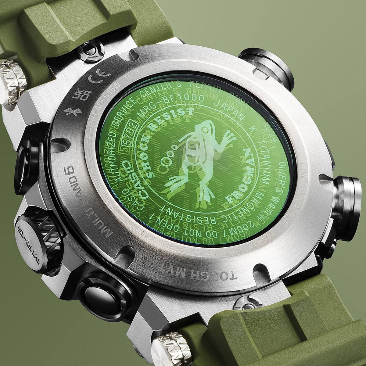 Casio G-Shock MRG-BF1000RG-3A Frogman Funkgesteuerte Uhr