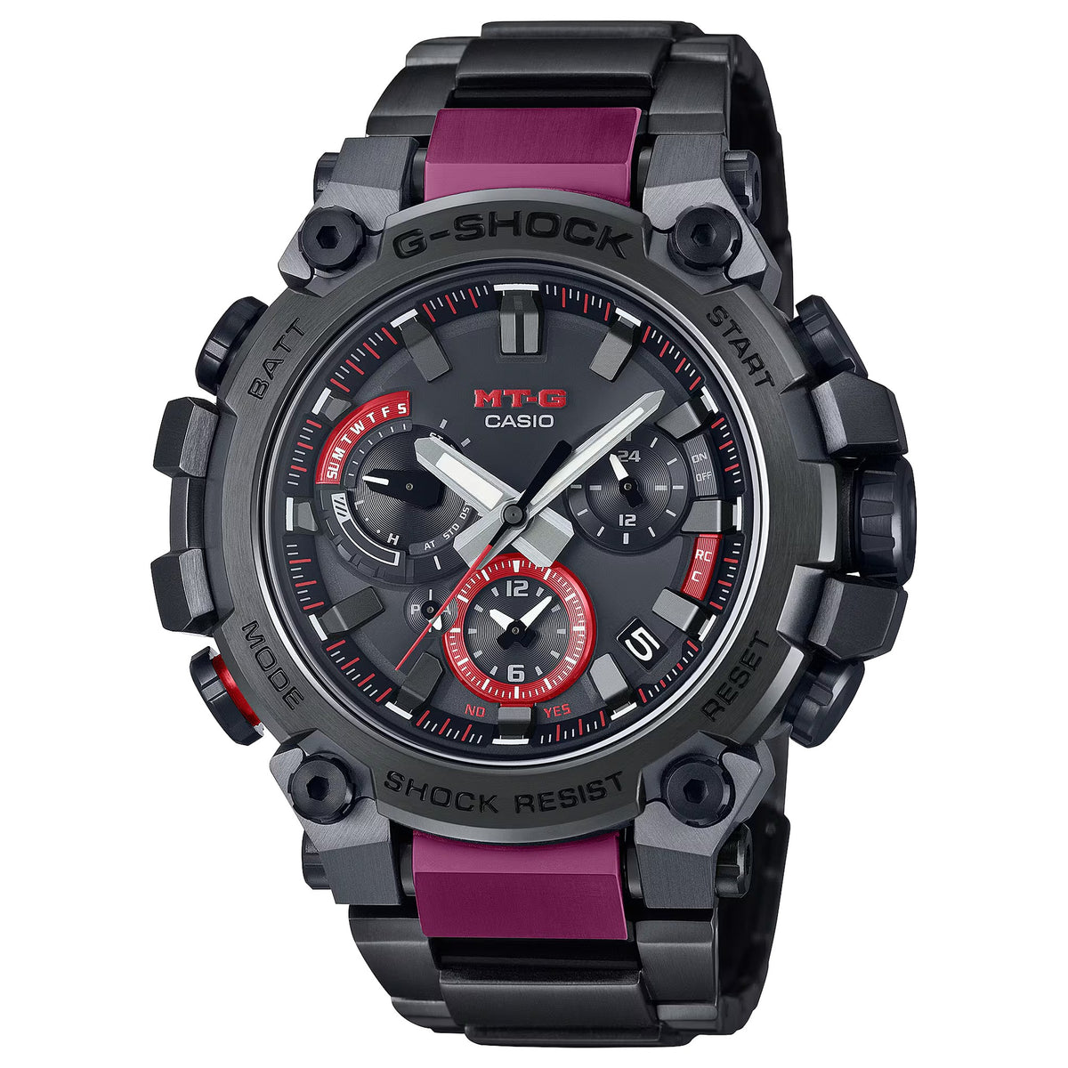 Casio G-Shock MTG-B3000BD-1A Herrenuhr Schwarz Violett
