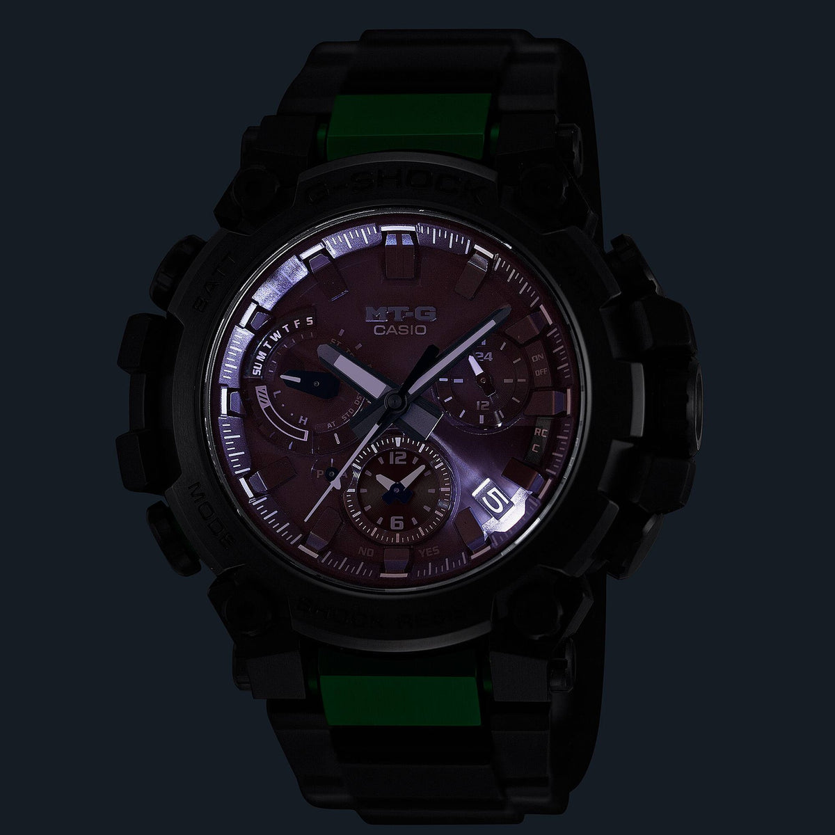 Casio G-Shock MTG-B3000BD-1A2 Men's Watch Black Green