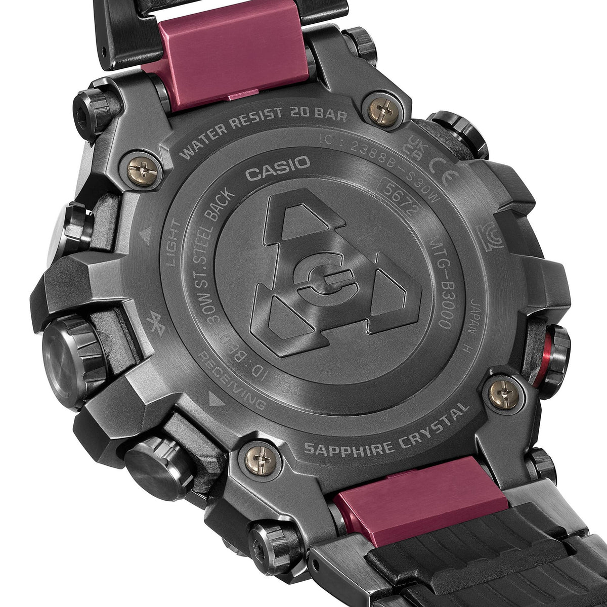 Casio G-Shock MTG-B3000BD-1A Herrenuhr Schwarz Violett