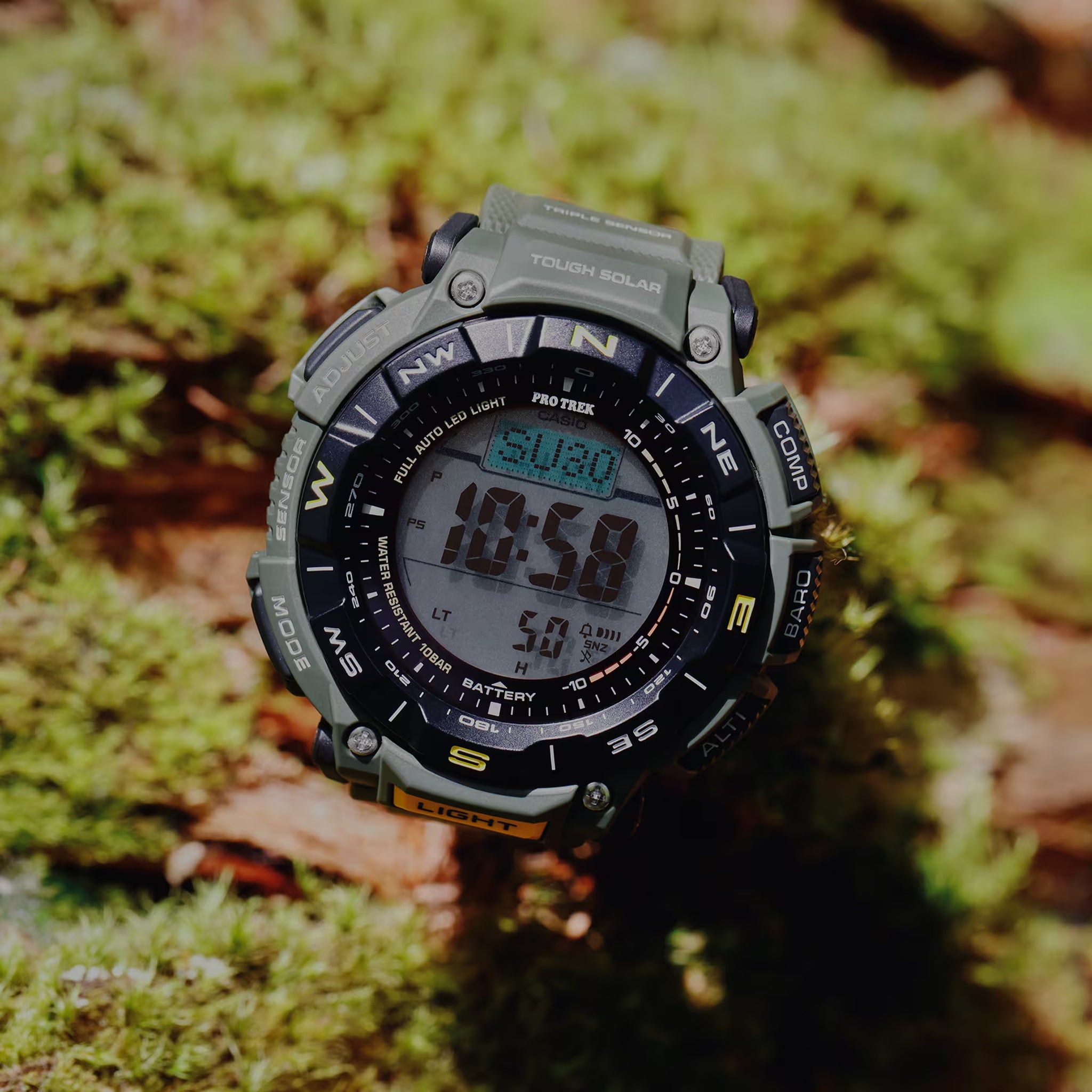 Men's Casio Pro Trek PRG-340-3 Green Watch