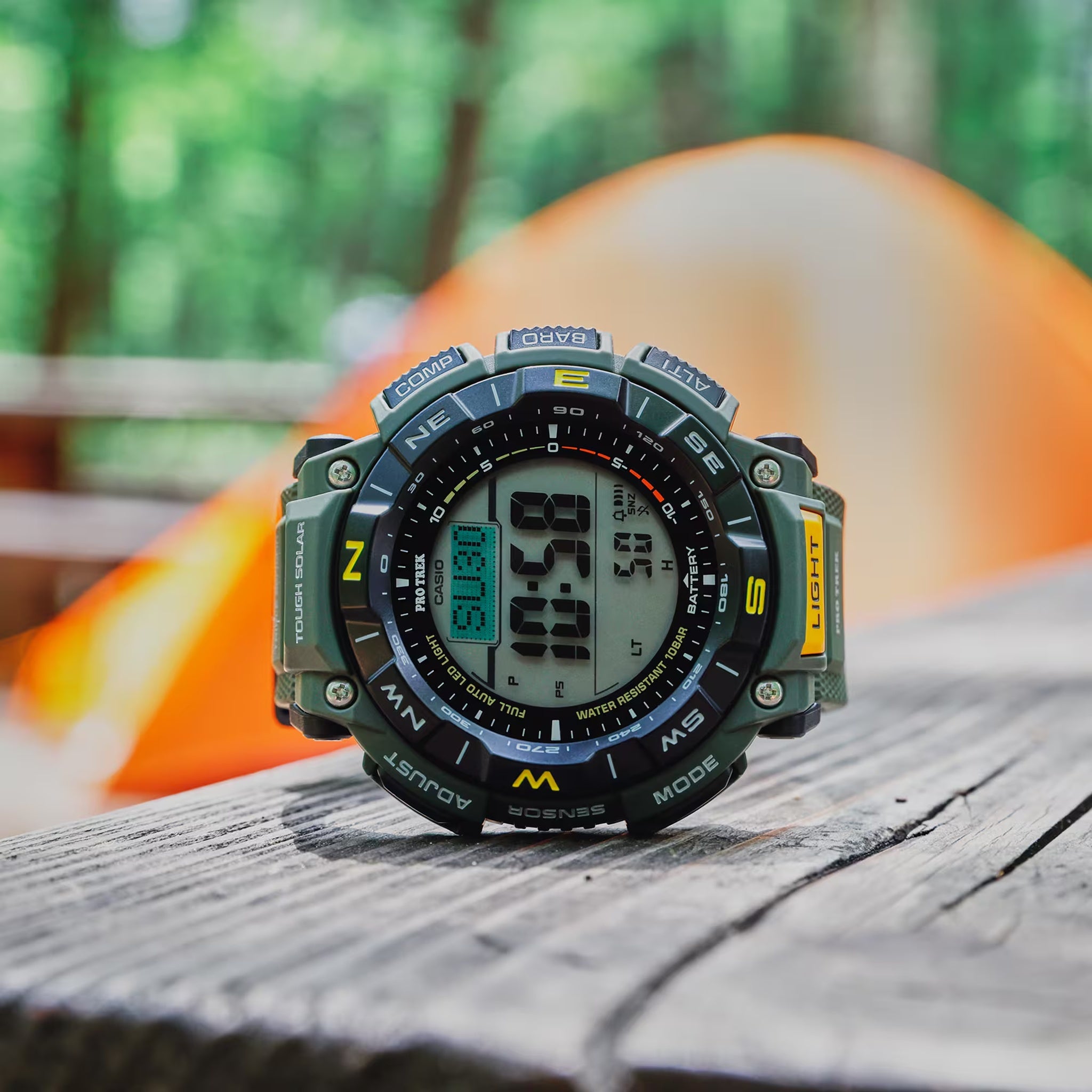 Men's Casio Pro Trek PRG-340-3 Green Watch