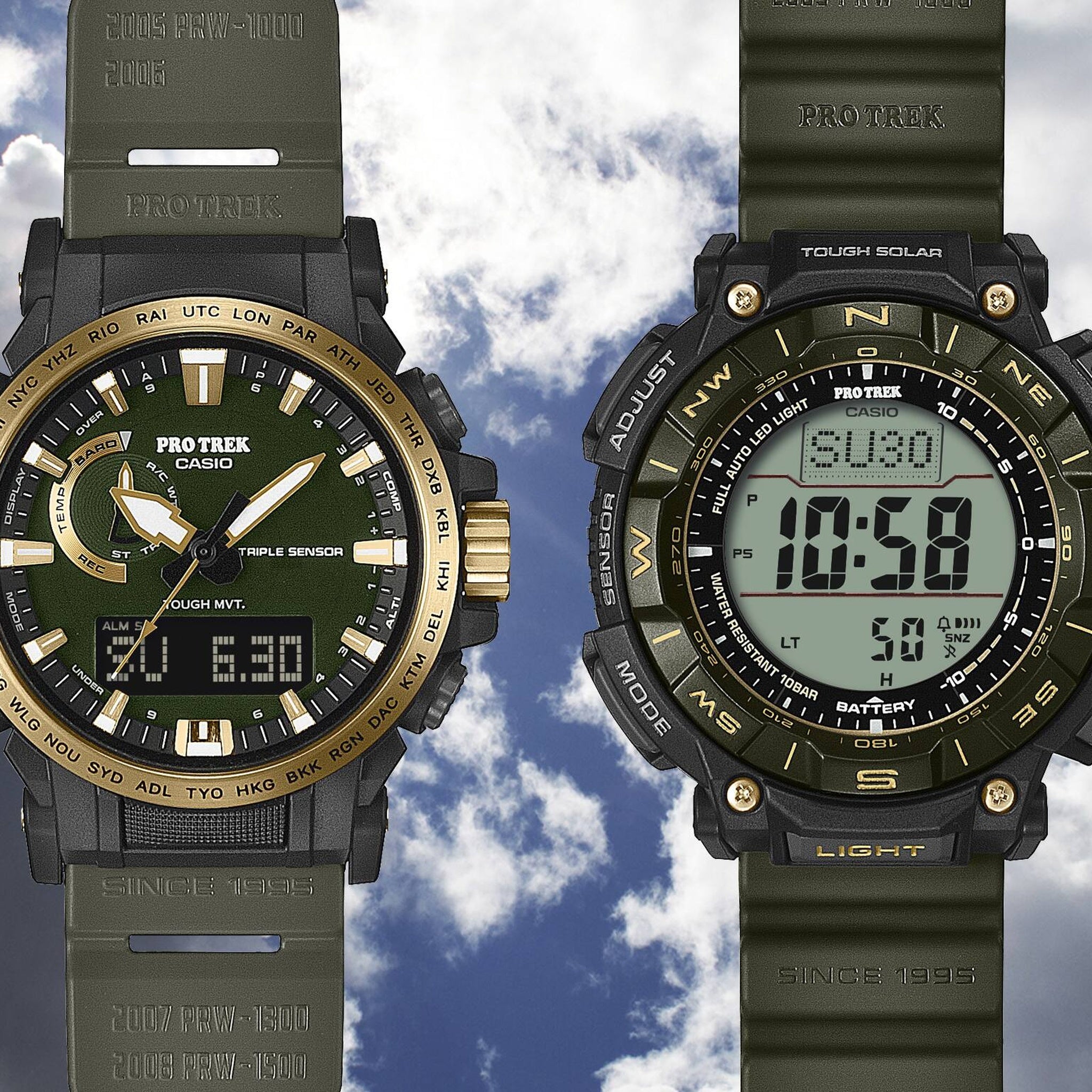 Casio Pro Trek PRG-340ANS-3 Men's Green Watch