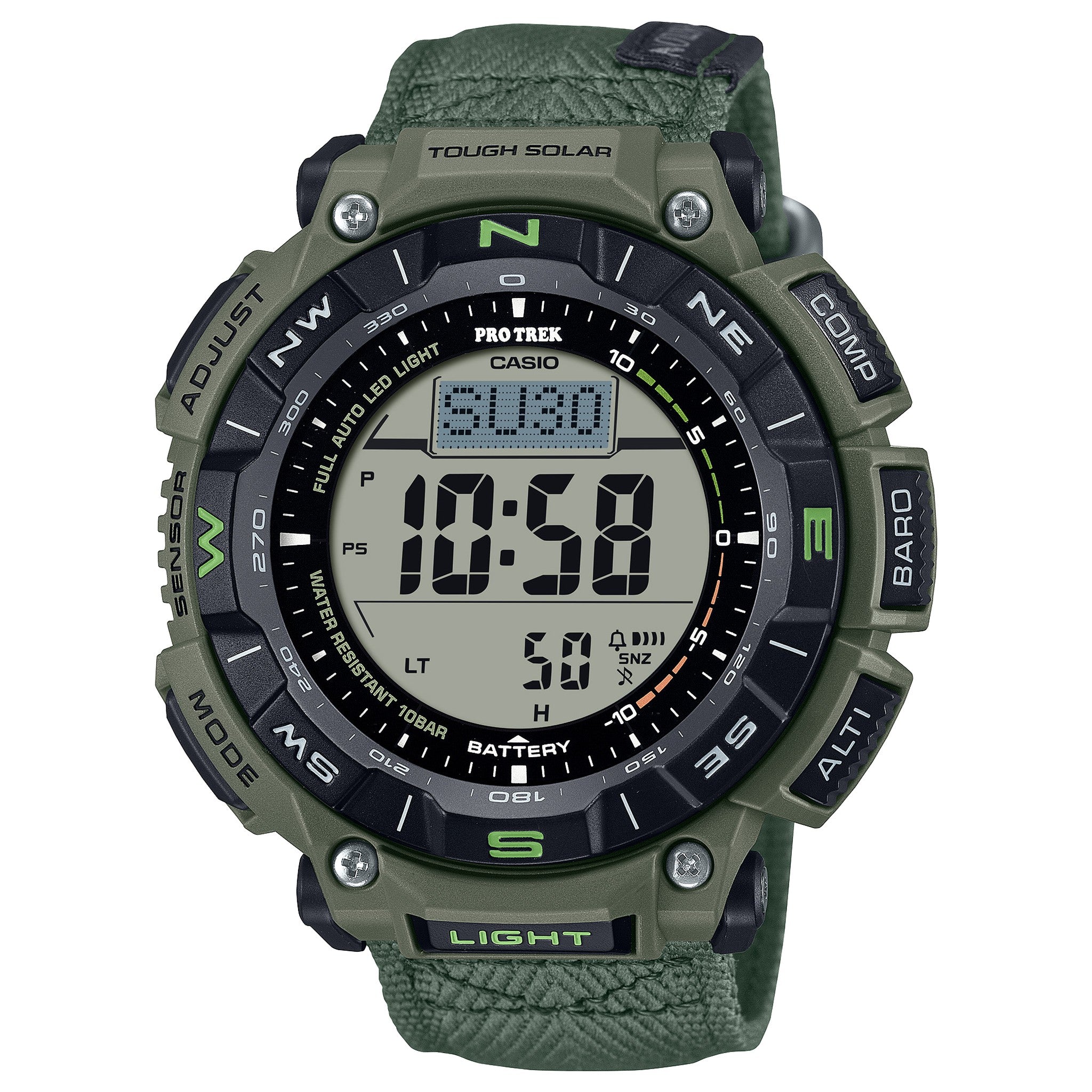 Casio Pro Trek PRG-340B-3 Men's Watch Green Black