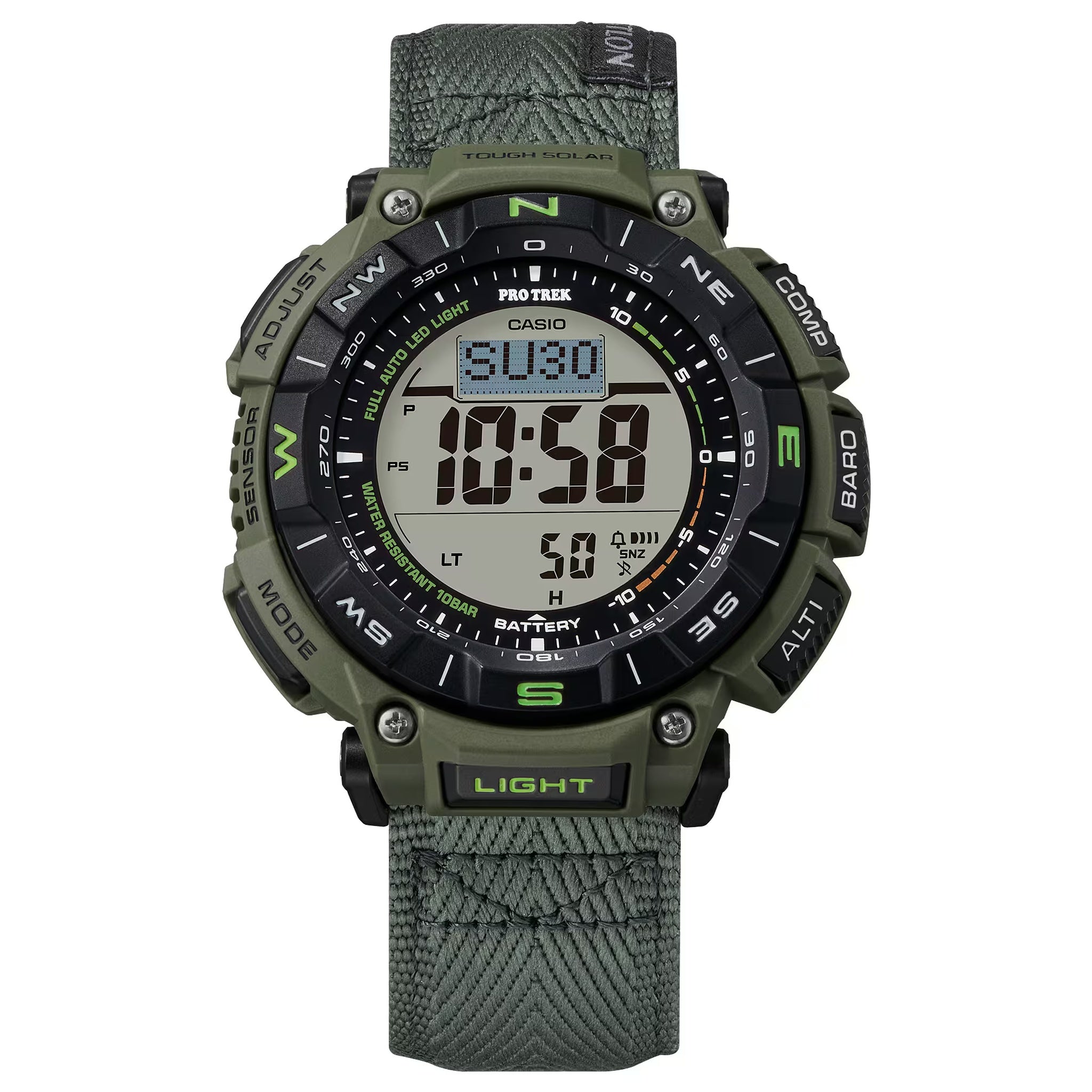Casio Pro Trek PRG-340B-3 Men's Watch Green Black