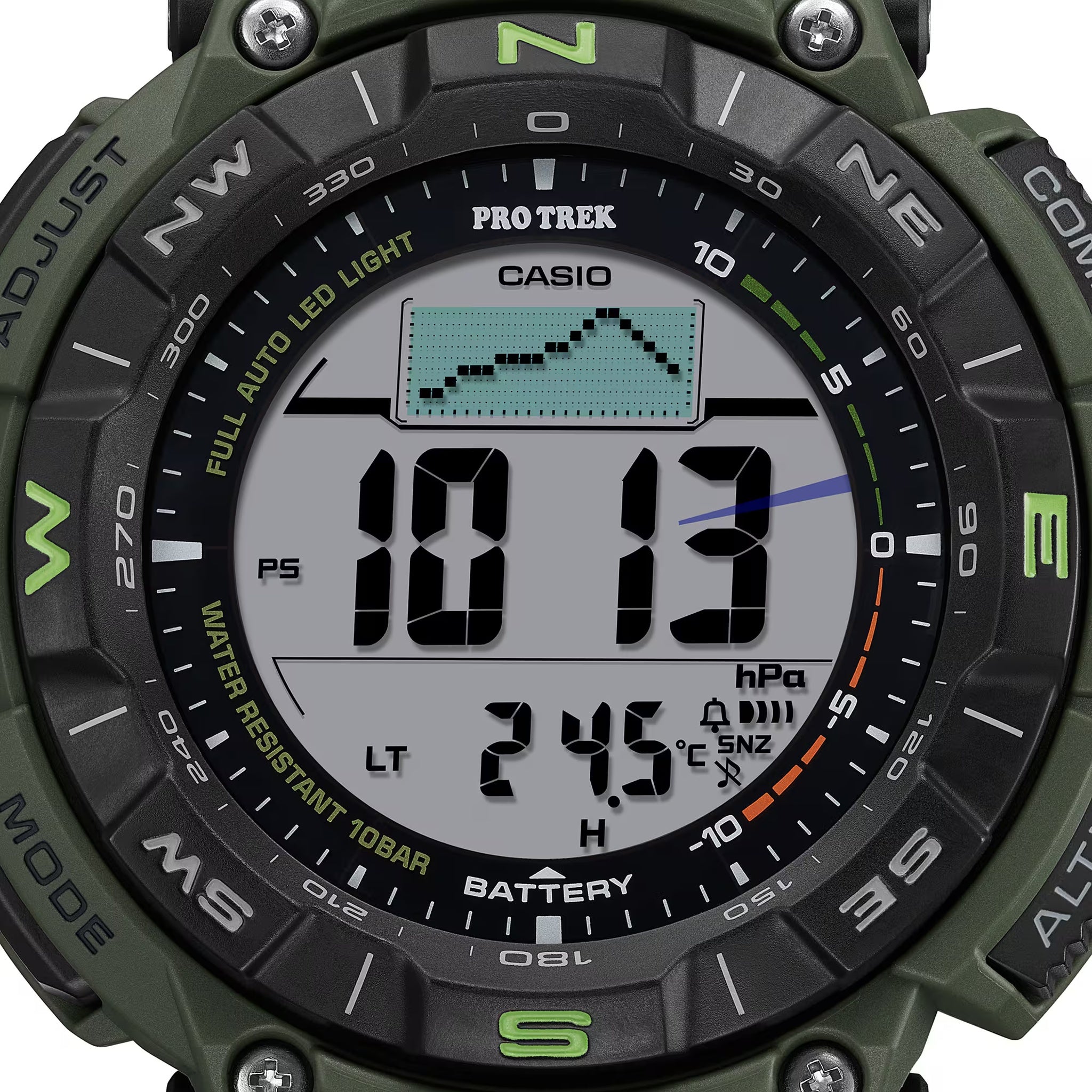 Casio Pro Trek PRG-340B-3 Men's Watch Green Black