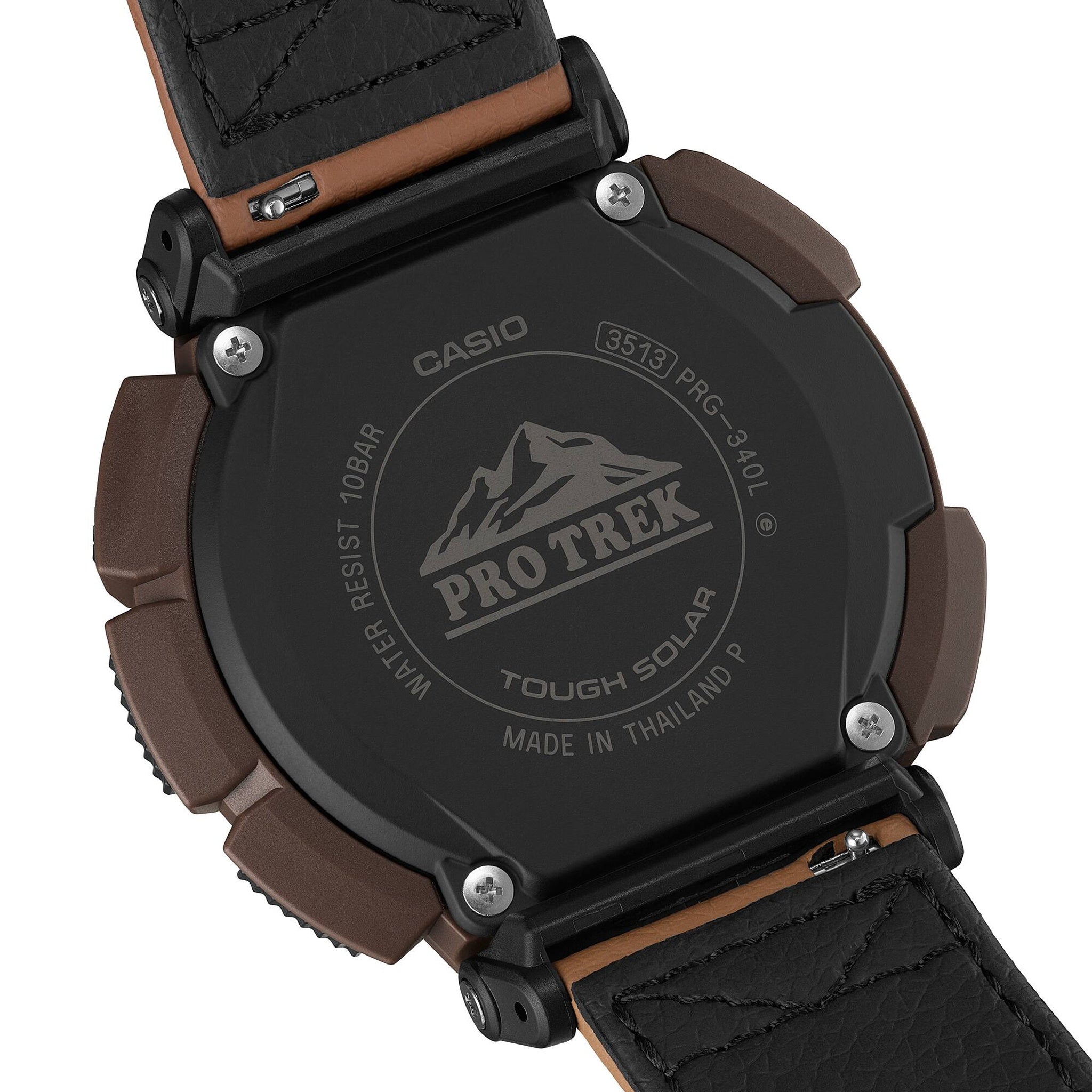 Casio Pro Trek PRG-340L-5 Men's Brown Leather Watch