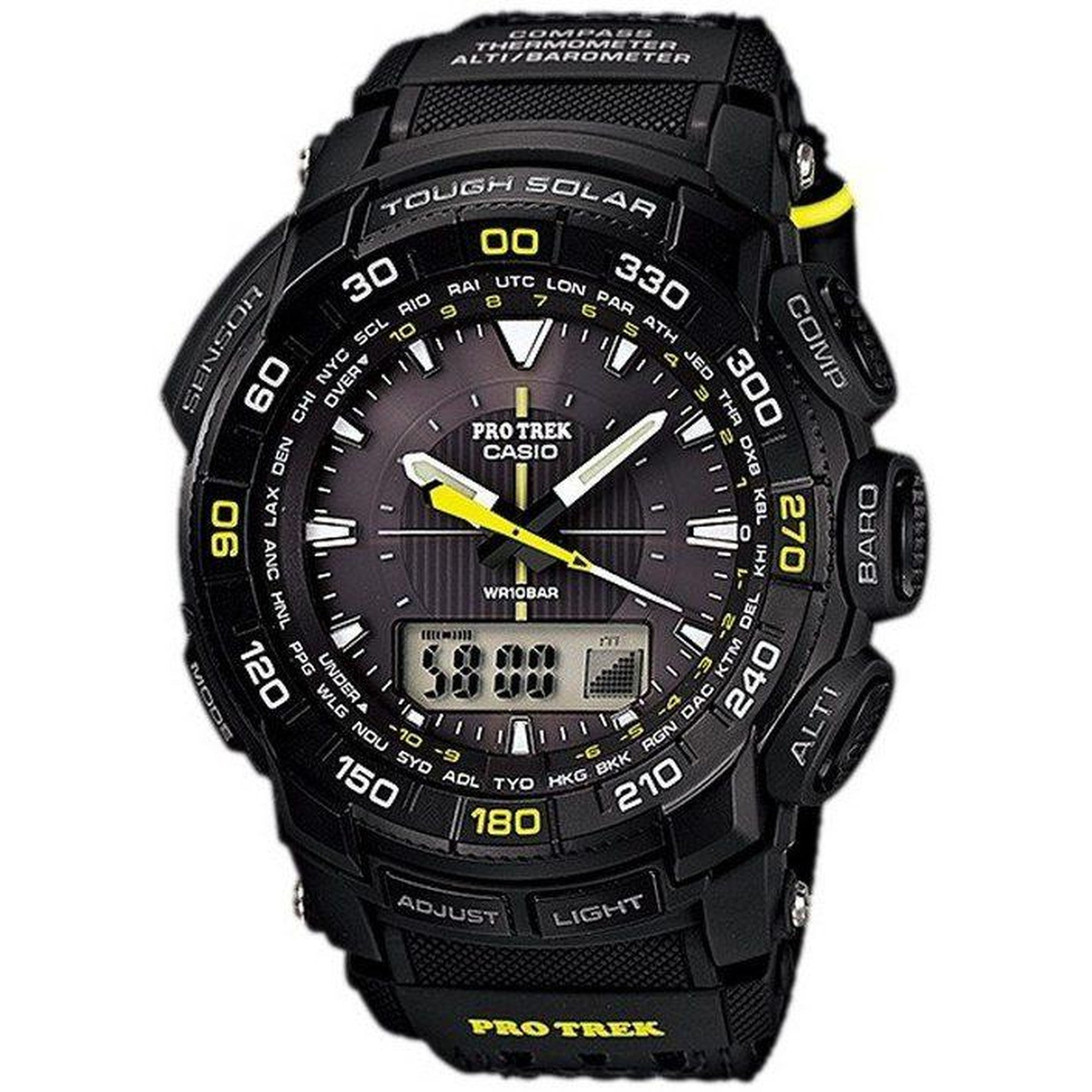 Casio Pro Trek PRG-550G-1 Men's Black Yellow Watch