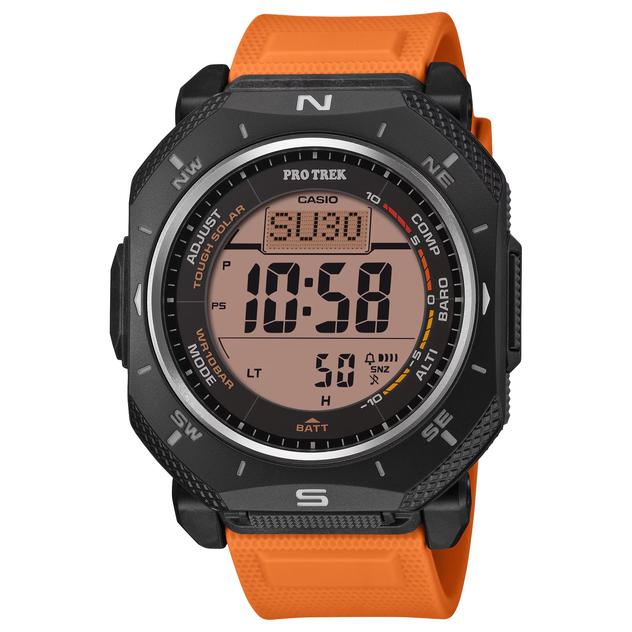 Casio Pro Trek PRG-69-4 Men's Watch Black Orange