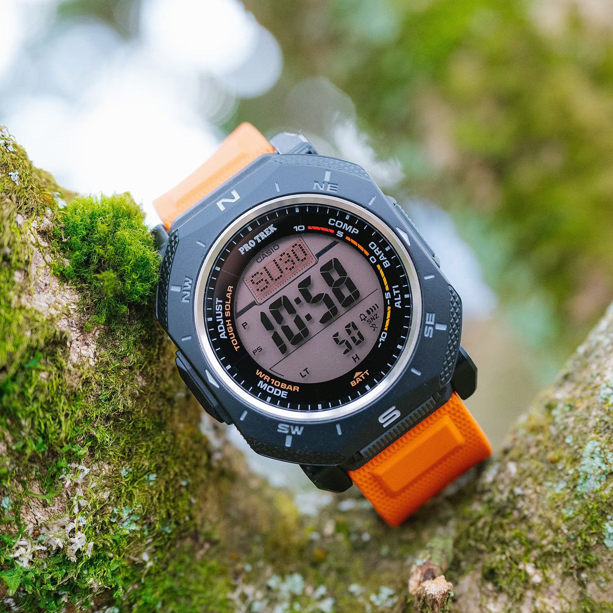 Casio Pro Trek PRG-69-4 Men's Watch Black Orange