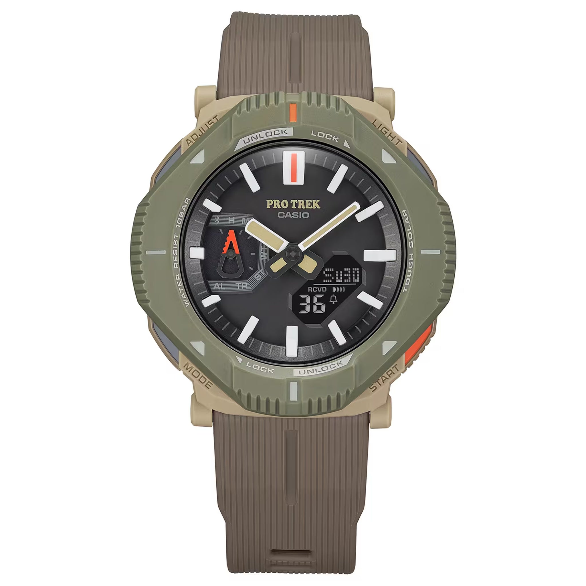 Casio Pro Trek PRJ-B001-5 Men's Green Brown Watch