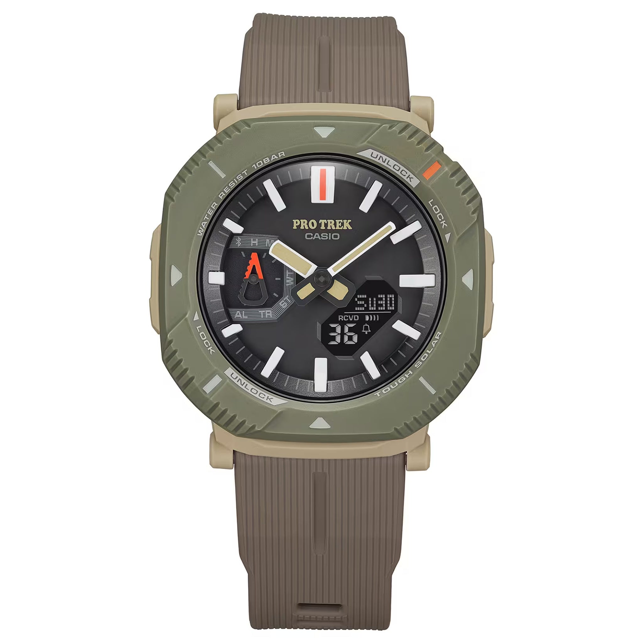 Casio Pro Trek PRJ-B001-5 Men's Green Brown Watch