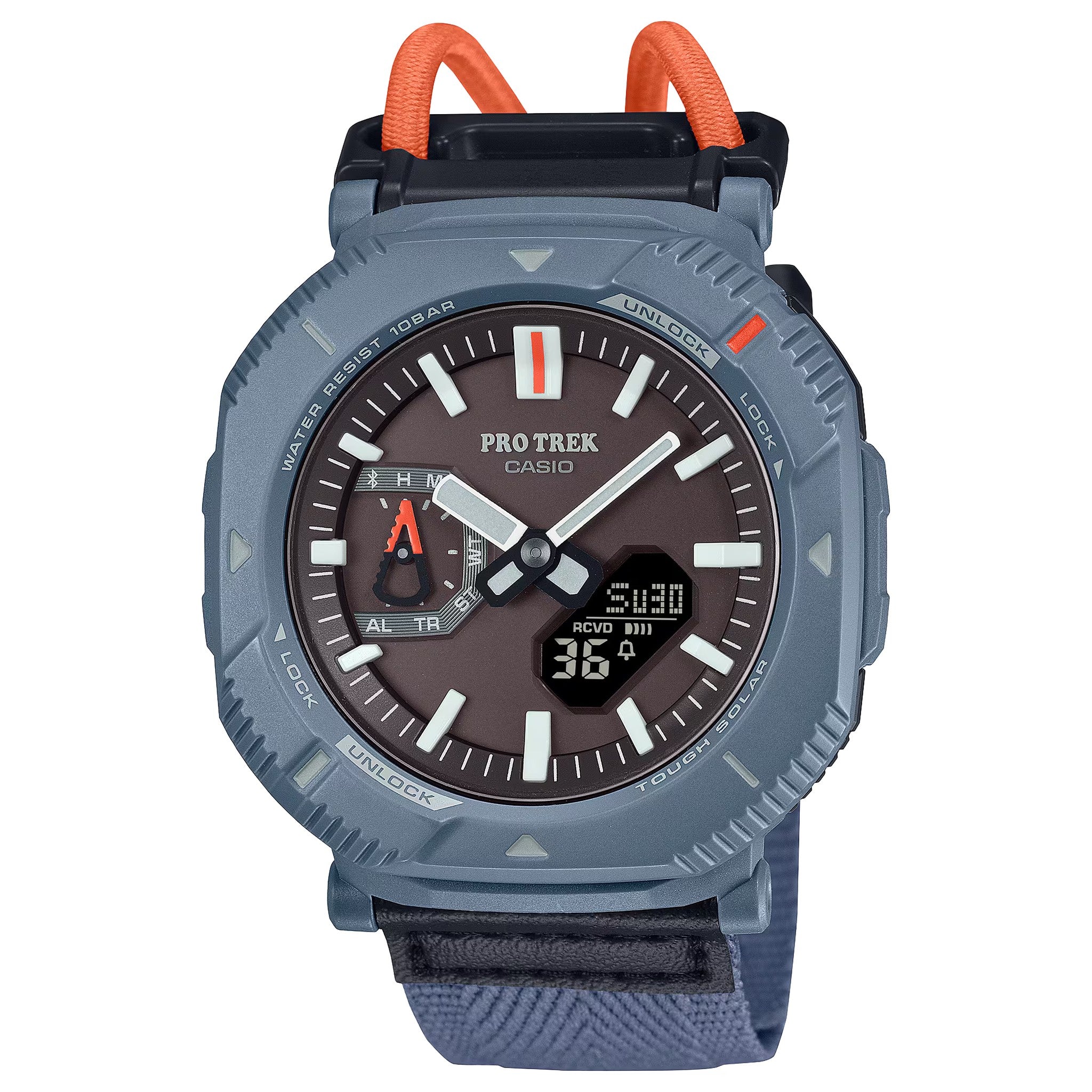 Casio Pro Trek PRJ-B001B-2 Men's Blue Orange Watch