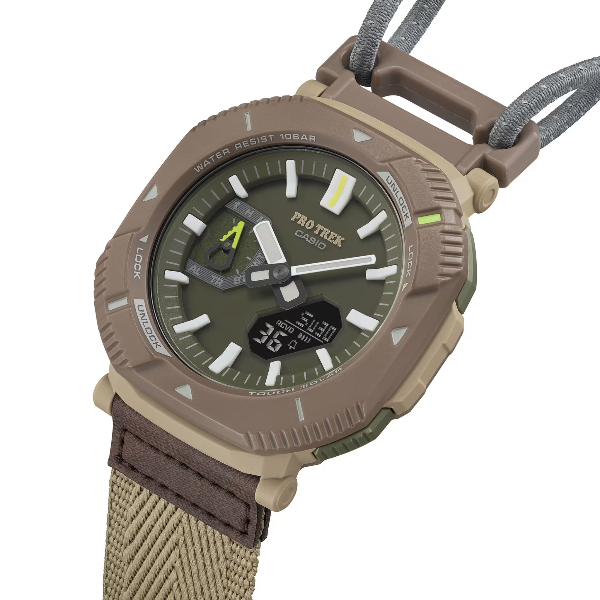 Casio Pro Trek PRJ-B001B-5 Men's Green Brown Watch