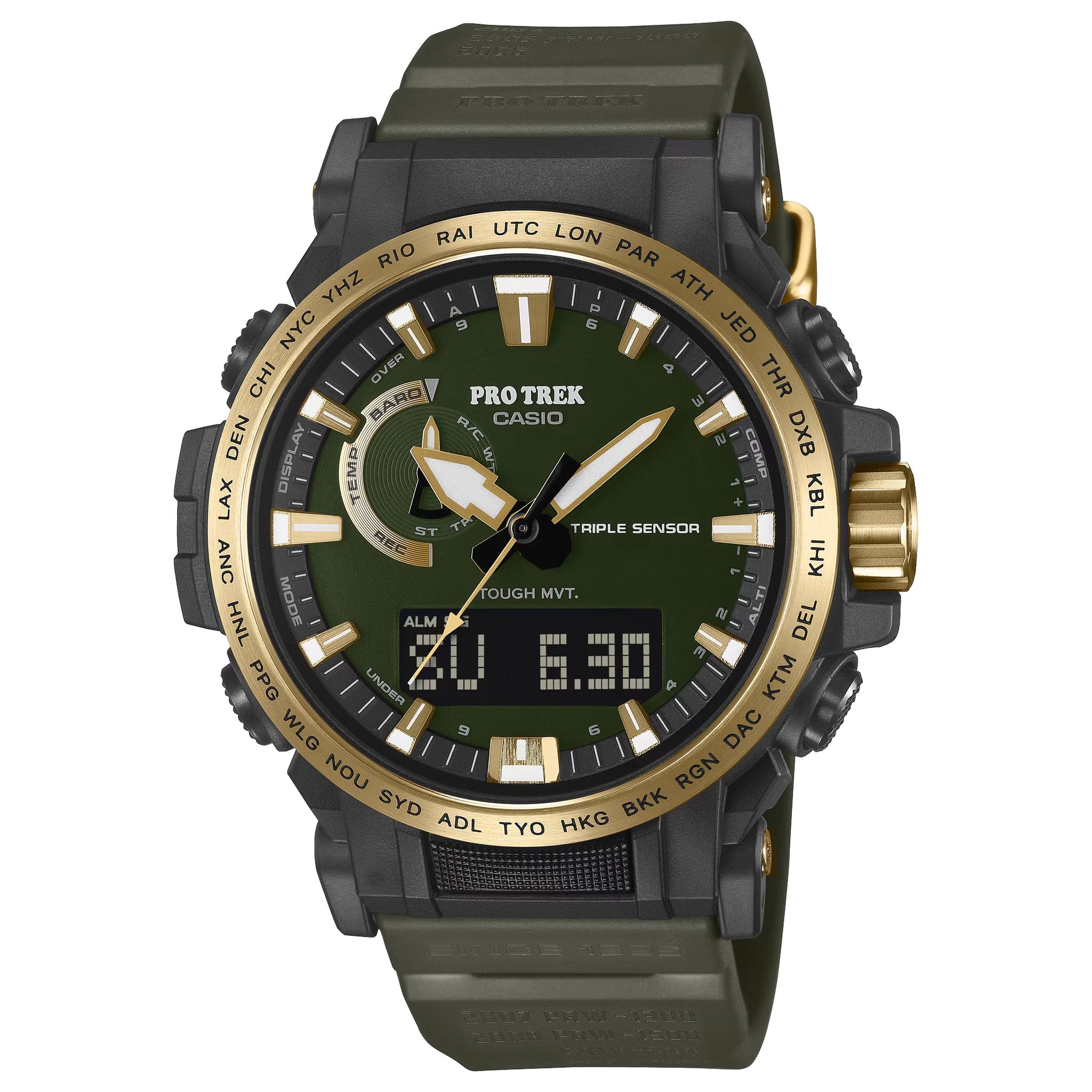 Casio Pro Trek PRW-61ANS-3 Men's Green Gold Watch