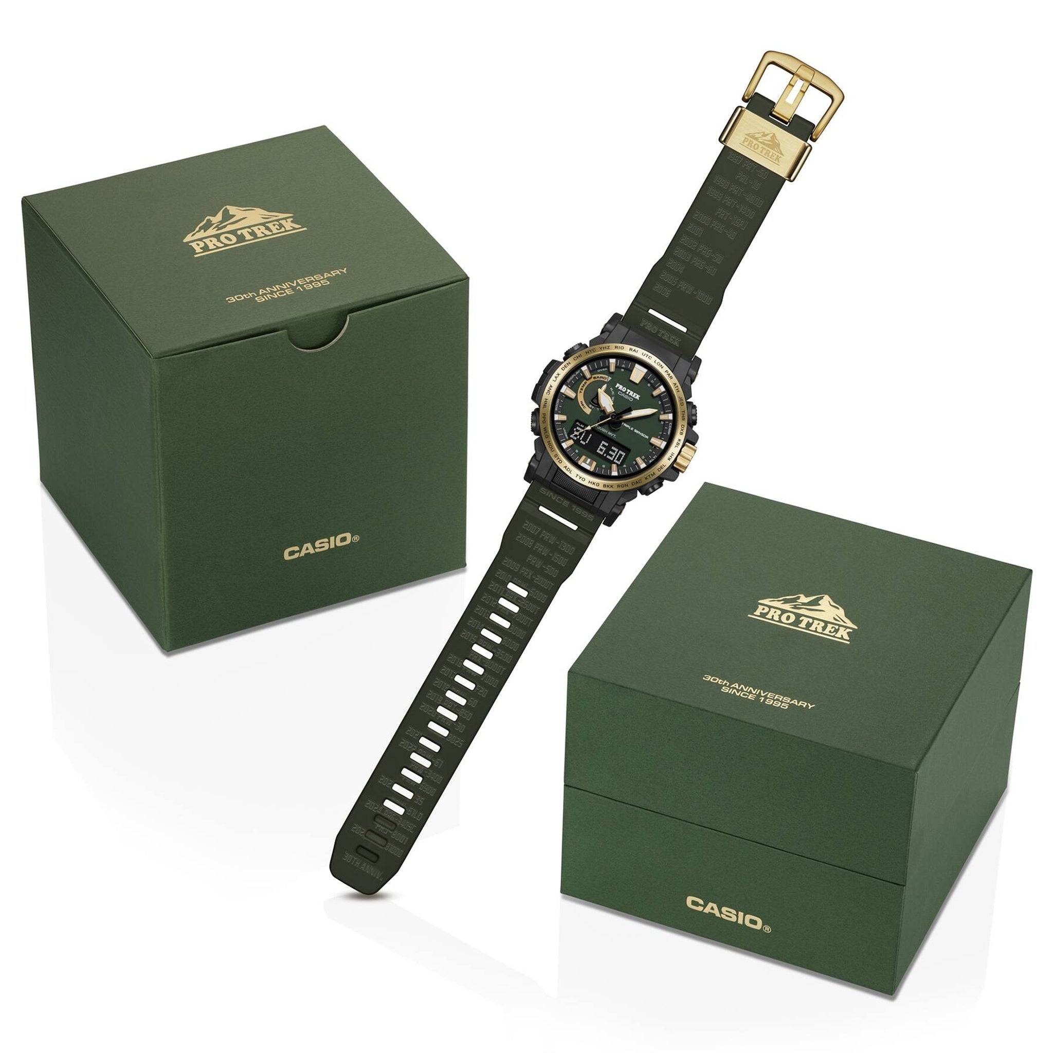 Casio Pro Trek PRW-61ANS-3 Men's Green Gold Watch