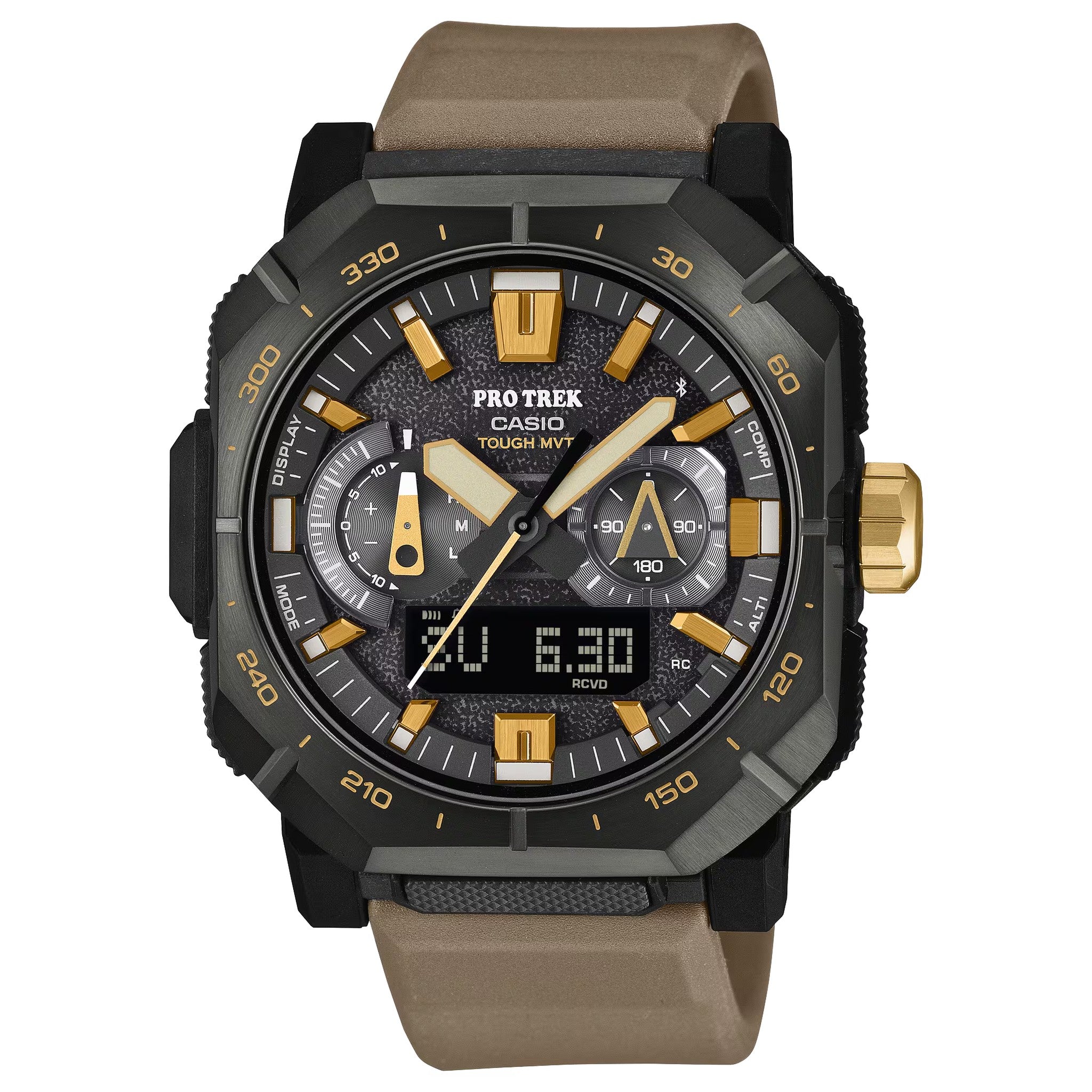 Casio Pro Trek PRW-B1000-5 Men's Black Beige Watch