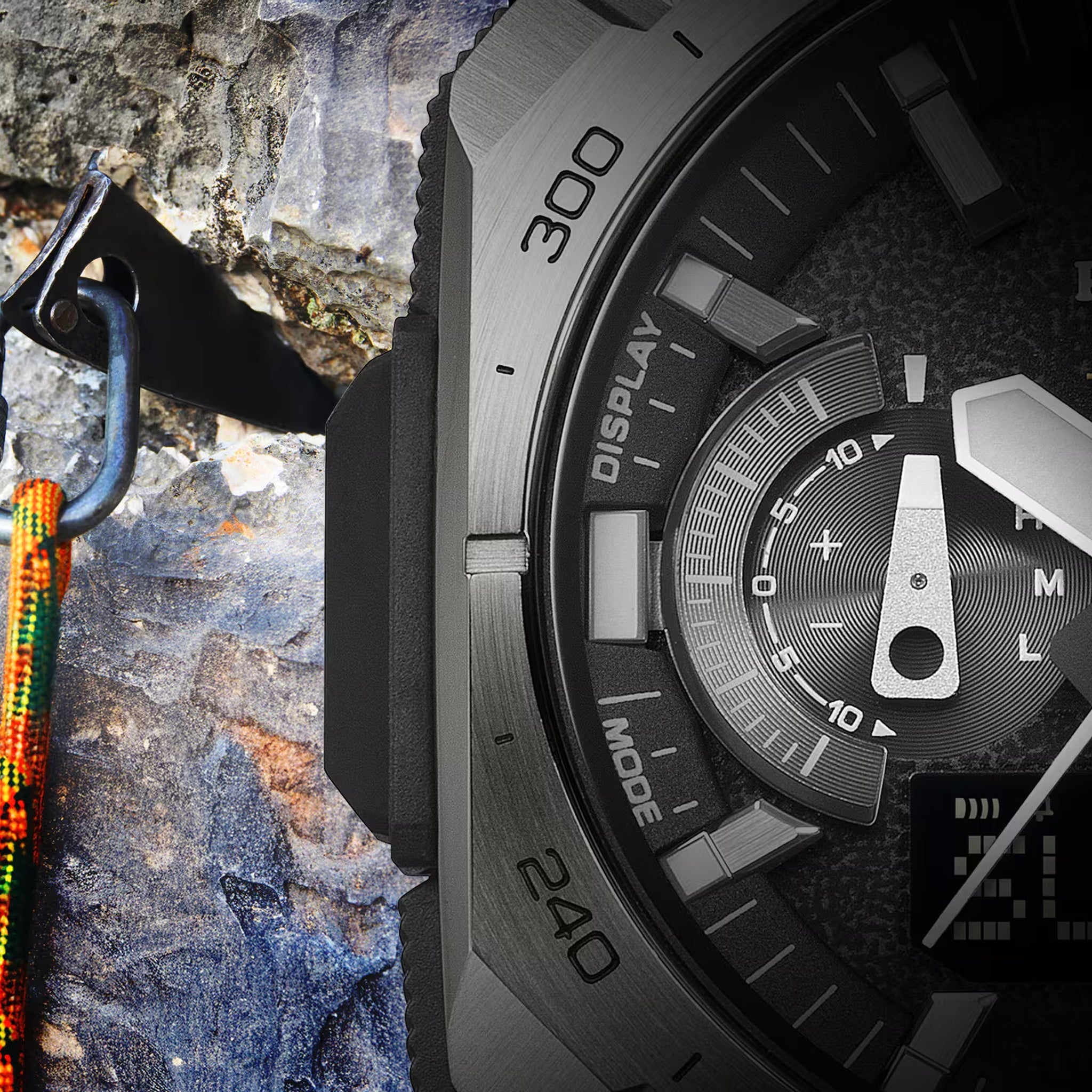 Casio Pro Trek PRW-B1000B-2 Men's Black Gray Yosemite Watch