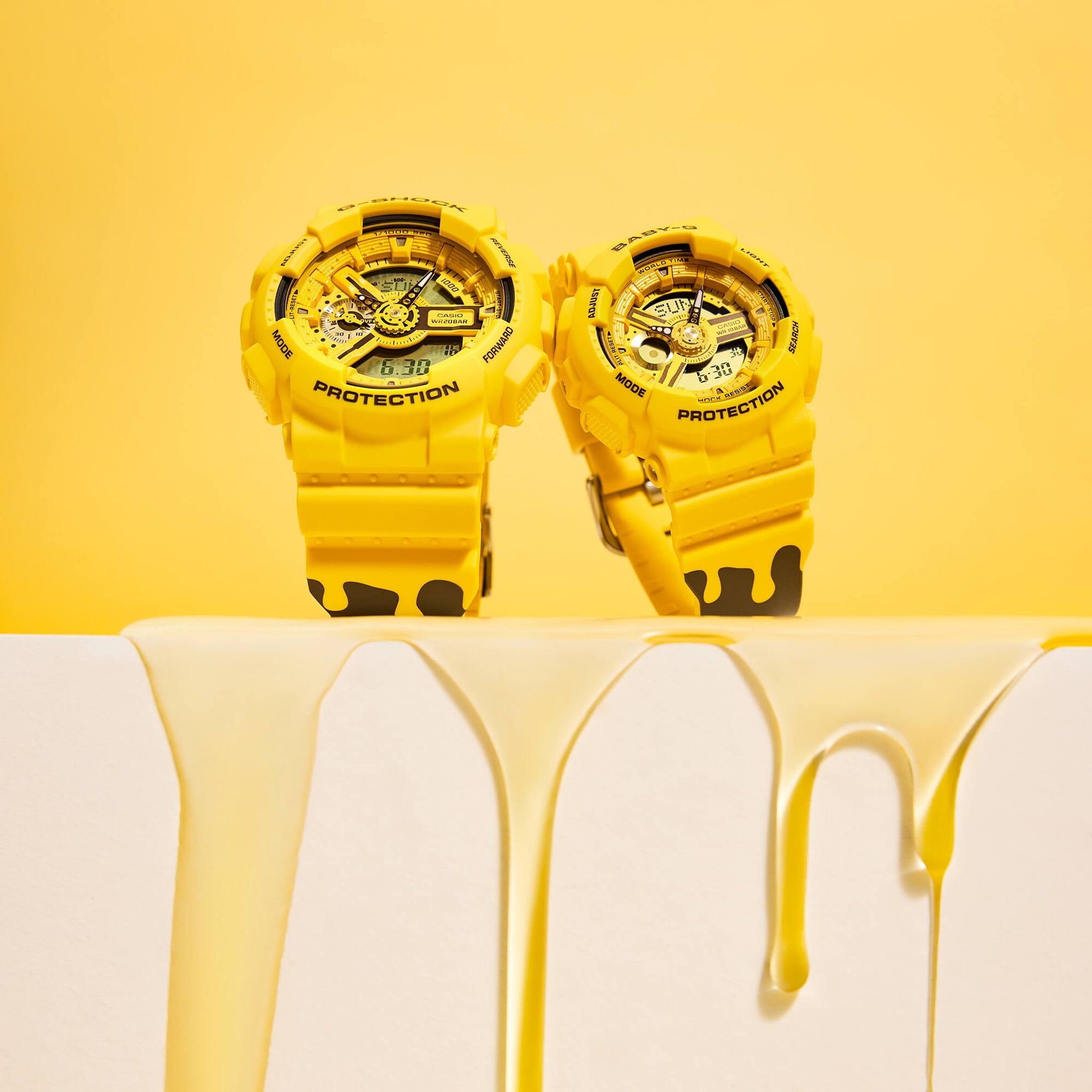 Casio G-Shock / Baby-G SLV-22A-9A Unisex Yellow Watches