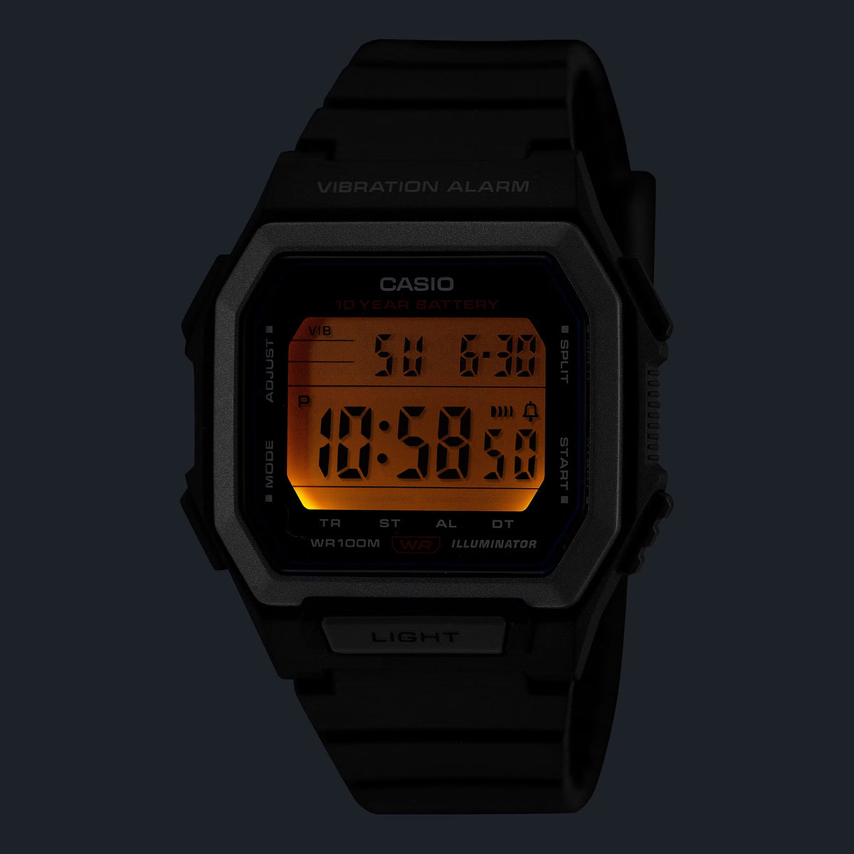 Montre Casio W-738H-1AV Digitale Noir Homme