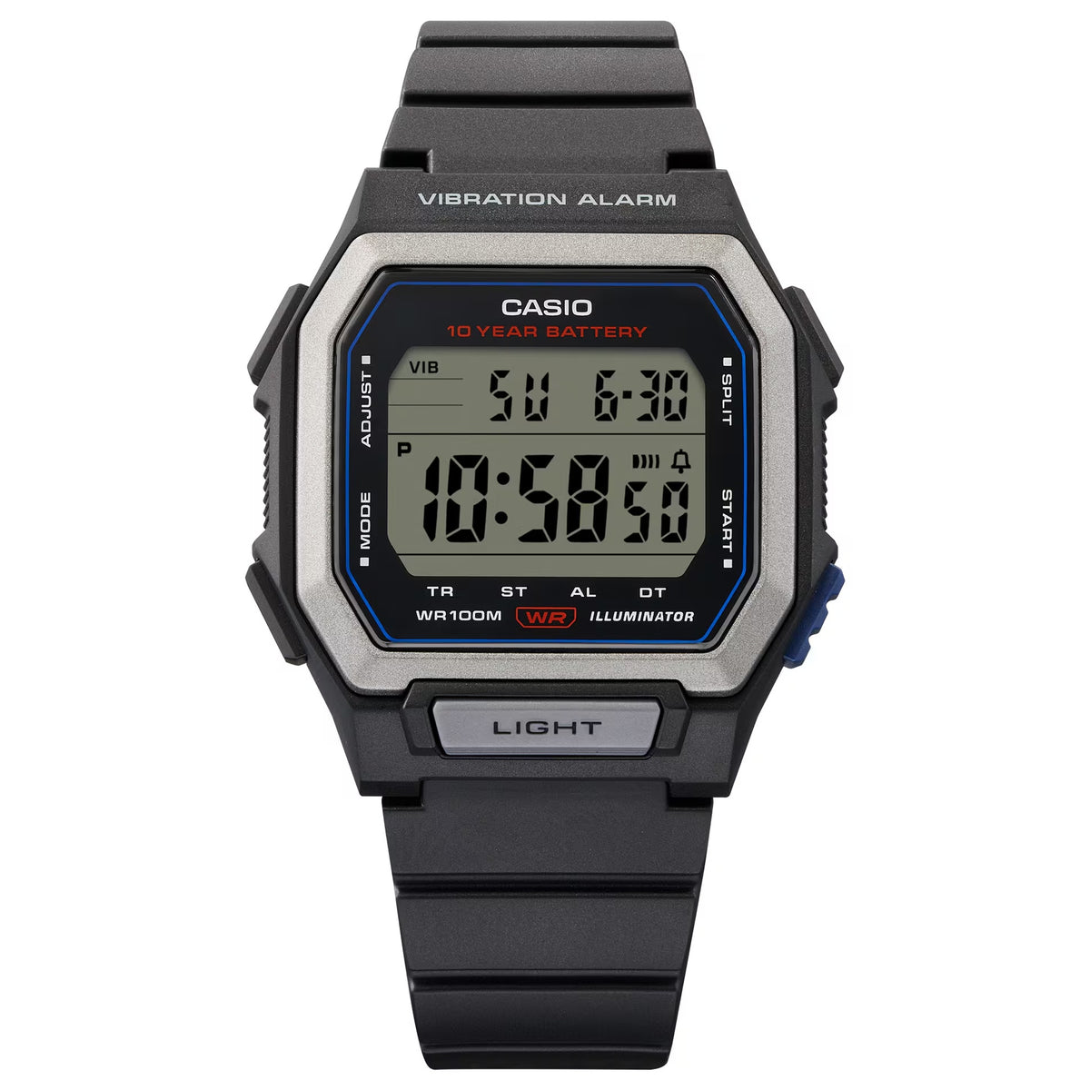 Montre Casio W-738H-1AV Digitale Noir Homme