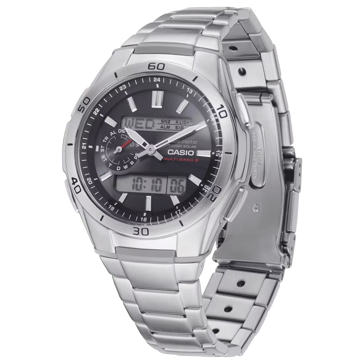 Montre Casio Wave Ceptor WVA-M650D-1A Solaire Radio-piloté Noir