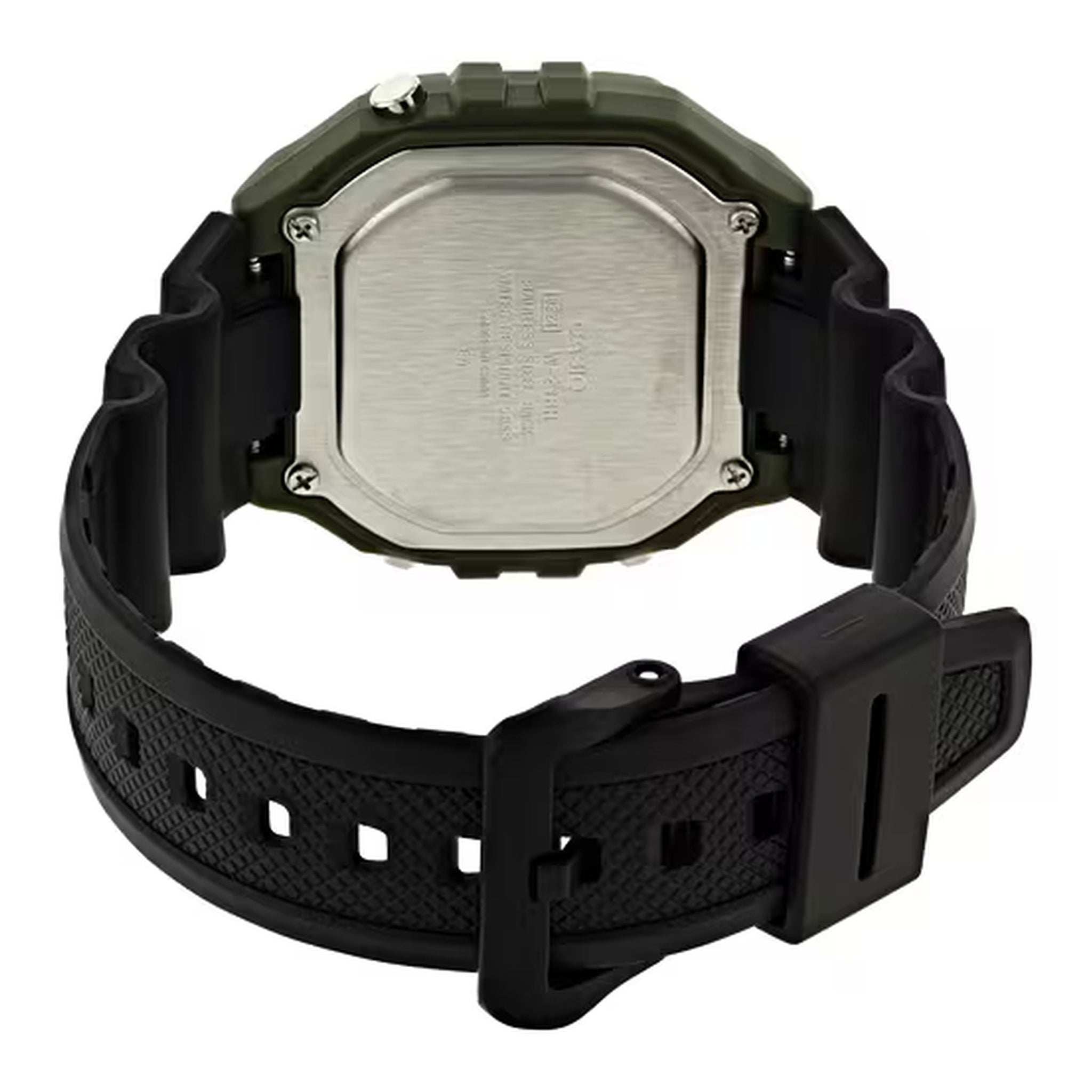 Casio Men's Watch W-218H-3A Quartz Digital Green Black