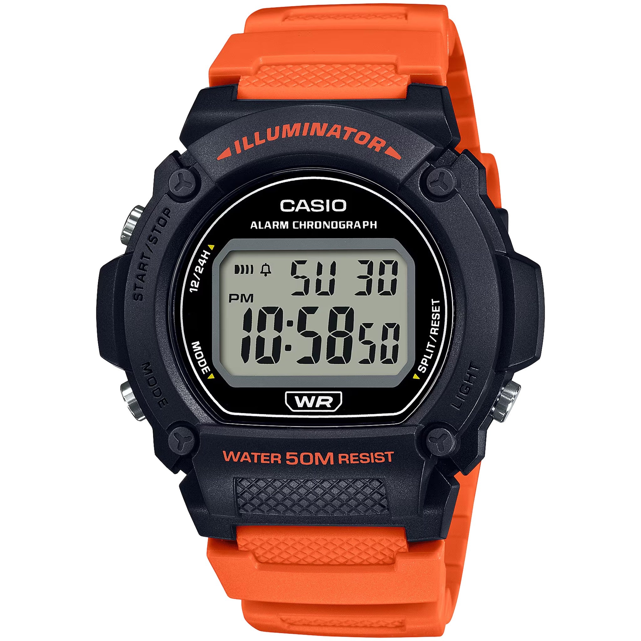 Casio Men's Watch W-219H-4A Quartz Digital Black