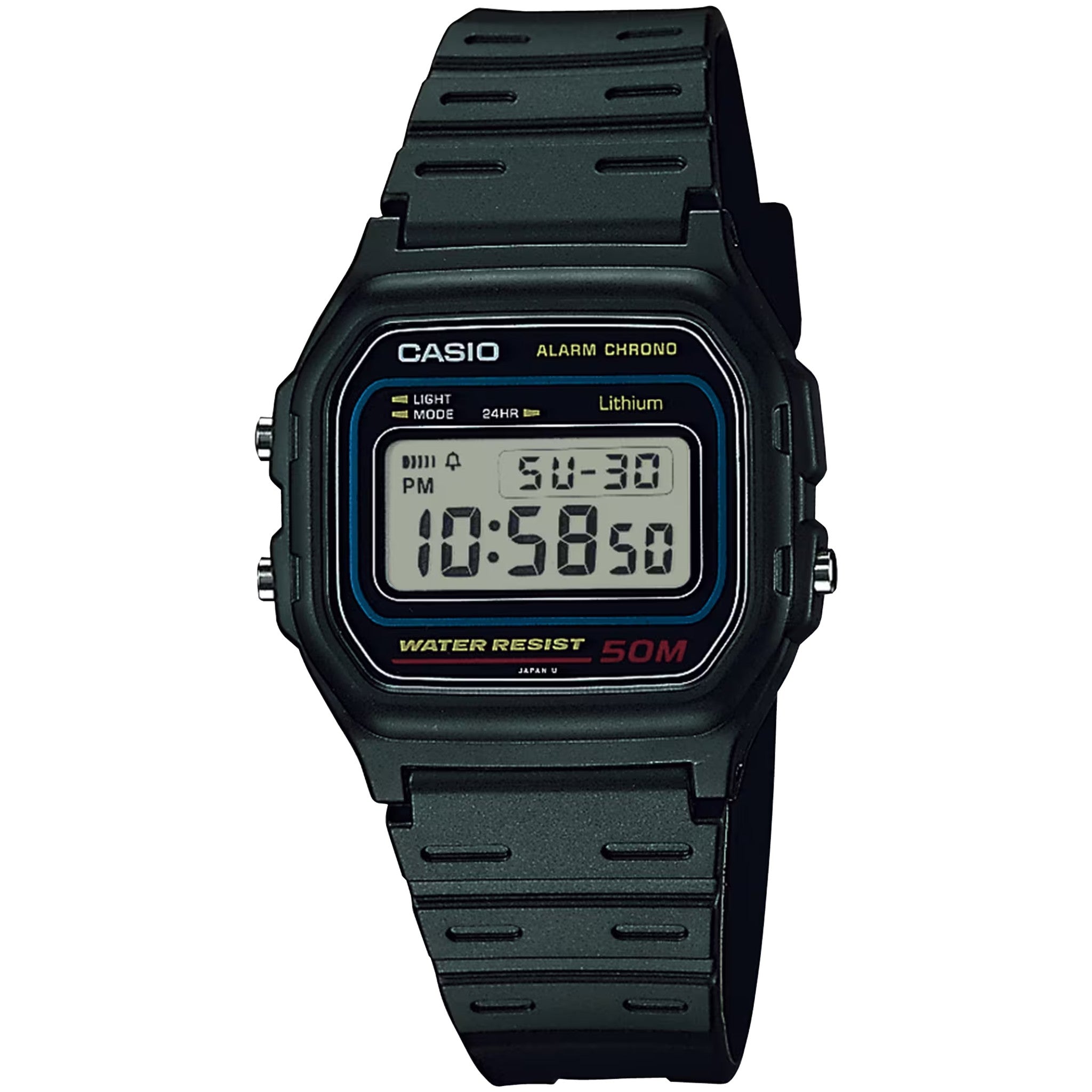 Casio Herrenuhr W-59-1V Quarz Digital Schwarz