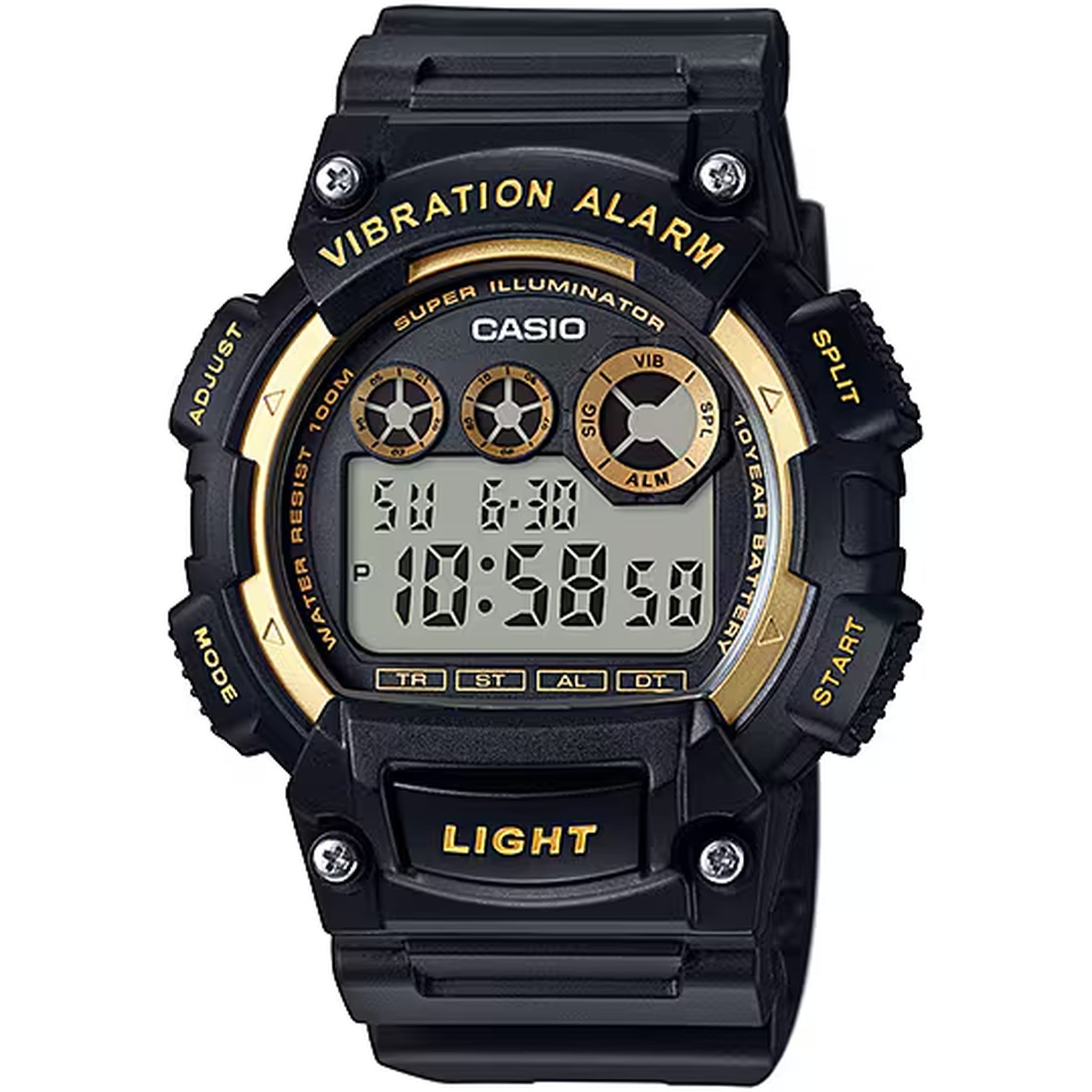 Casio Men's Watch W-735H-1A2 Quartz Digital Black
