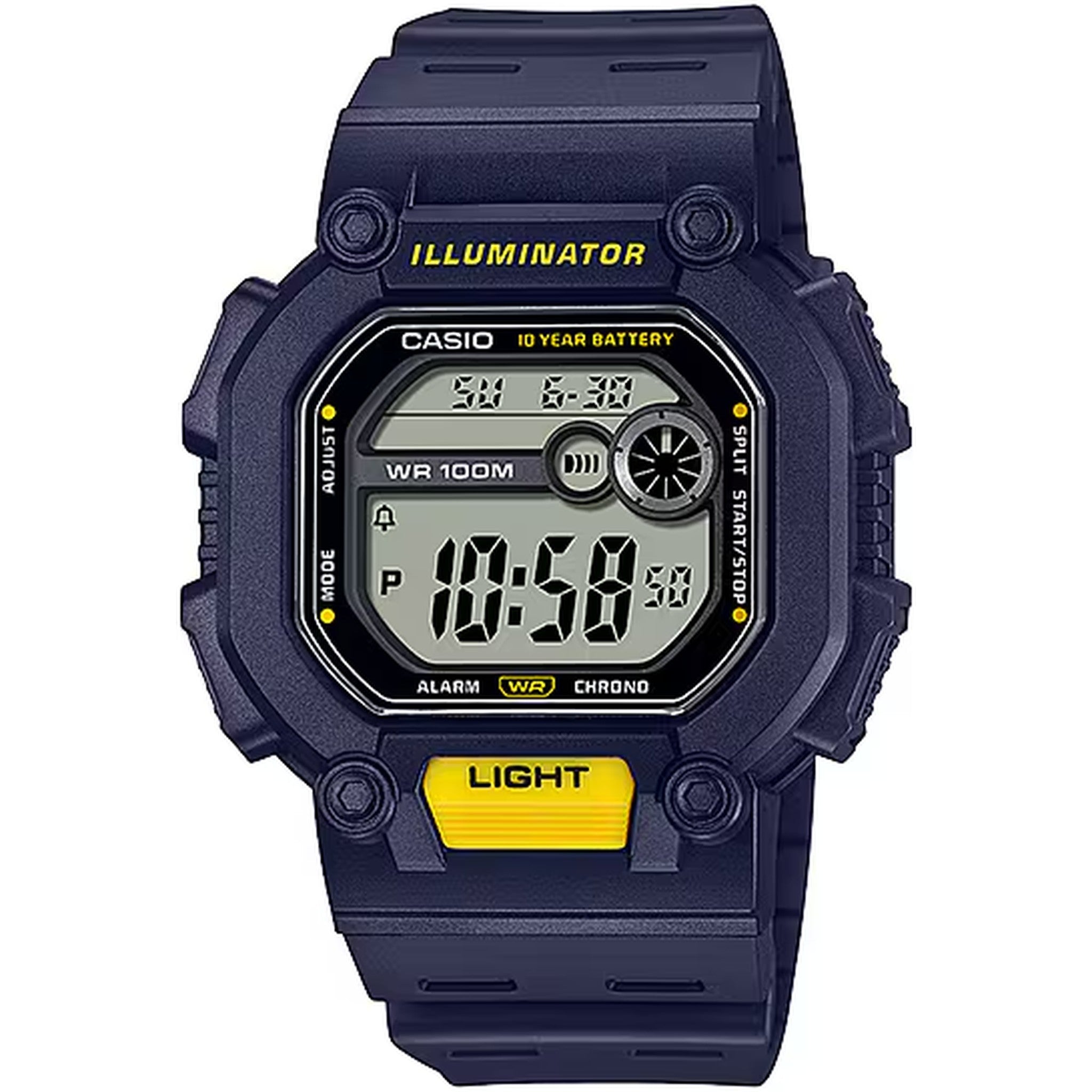 Casio Men's Watch W-737H-2A Quartz Digital Purple Black