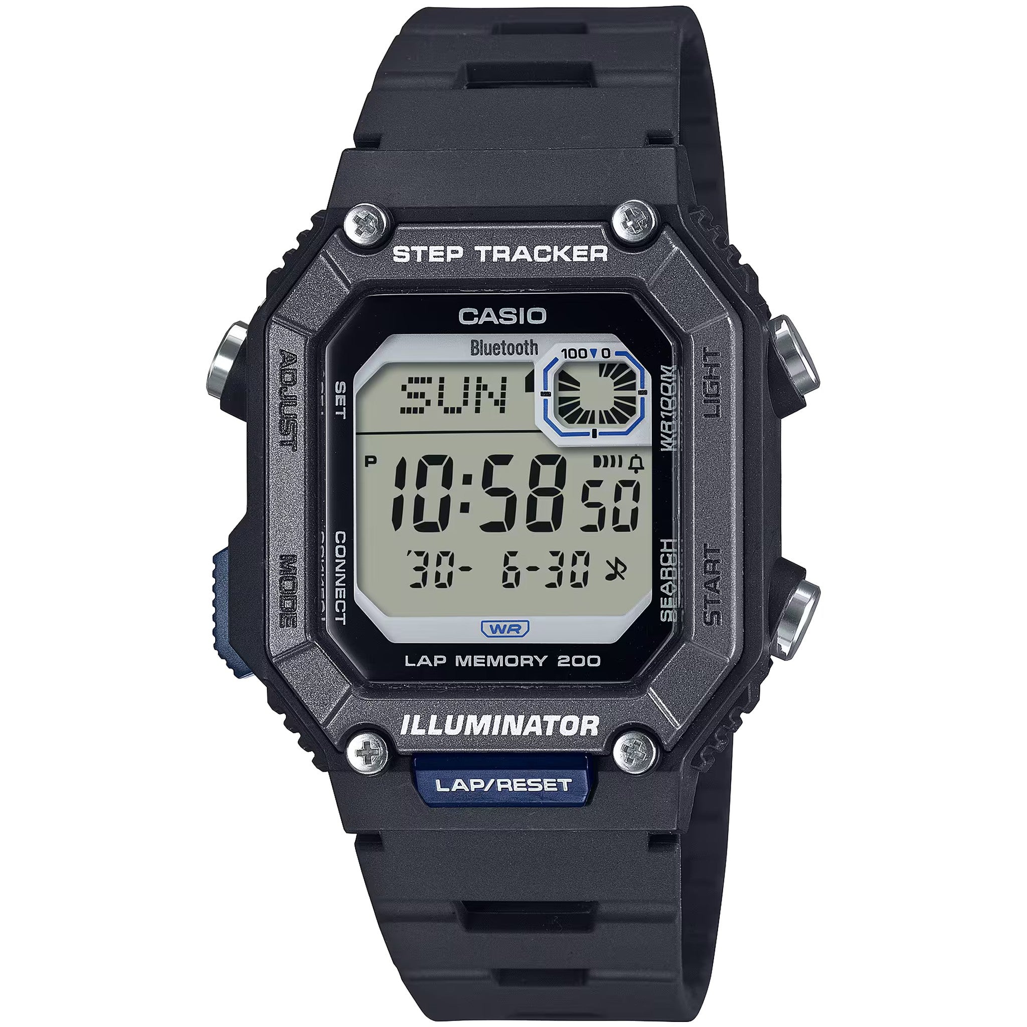 Casio Men's Watch WS-B1000-1A Quartz Digital Black